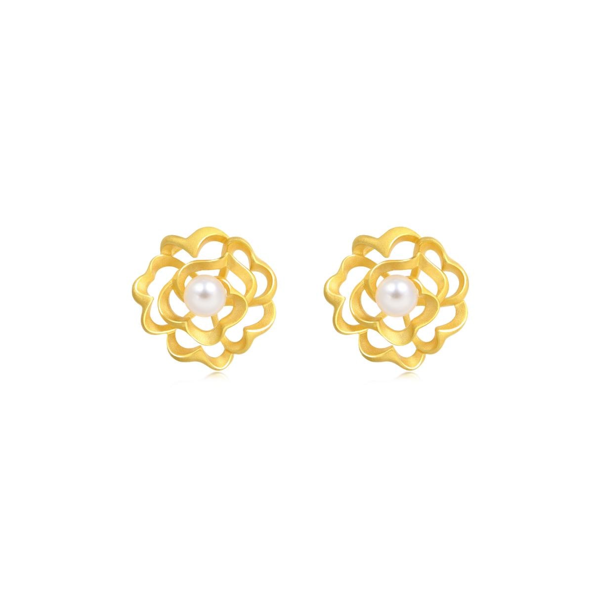 floral-gold-rose-earrings-chow-sang-sang