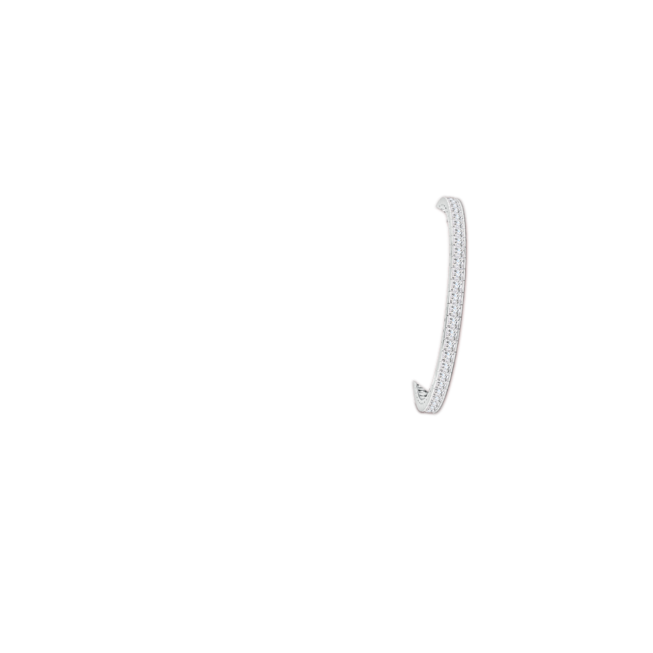 Lab-Grown Channel-Set Princess-Cut Diamond Tennis Bracelet