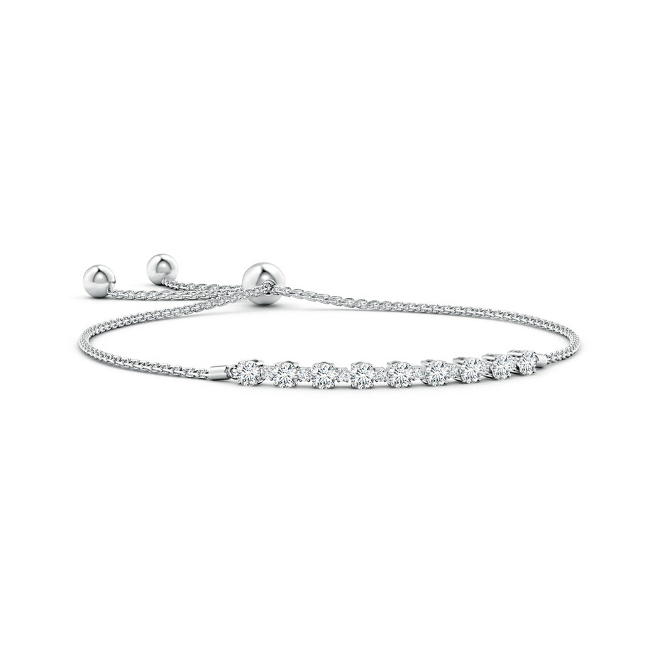 Lab-Grown Alternating Size Diamond Tennis Bolo Bracelet