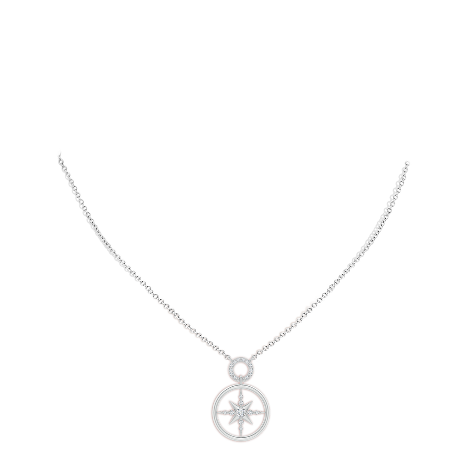 Diamond Compass Pendant