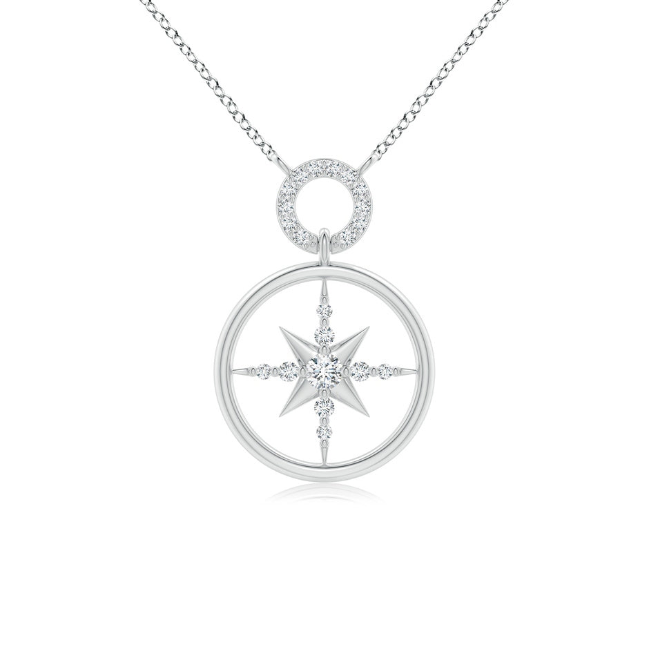 Diamond Compass Pendant