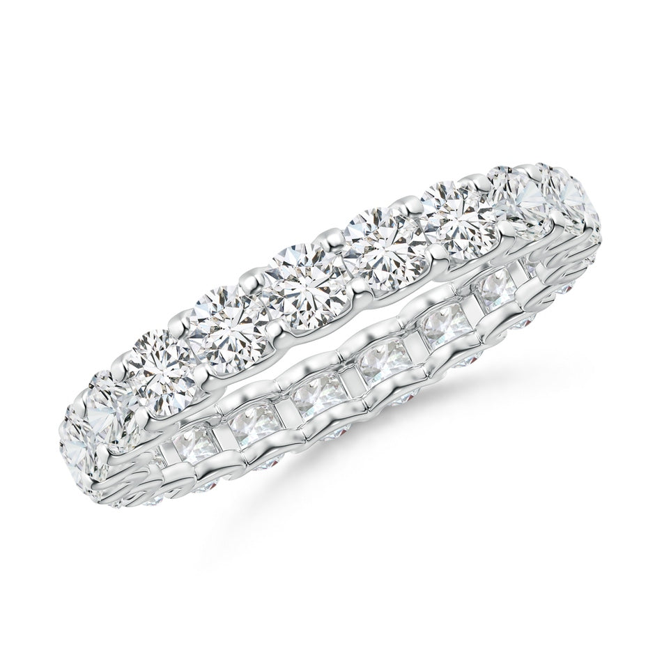 Prong Set Diamond Full Eternity Wedding Ring