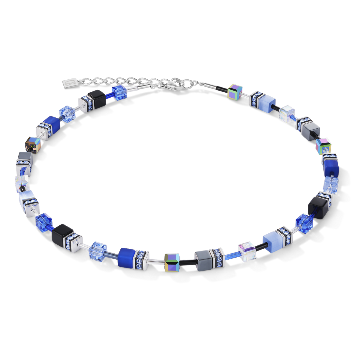 GeoCUBE® Necklace cobalt blue