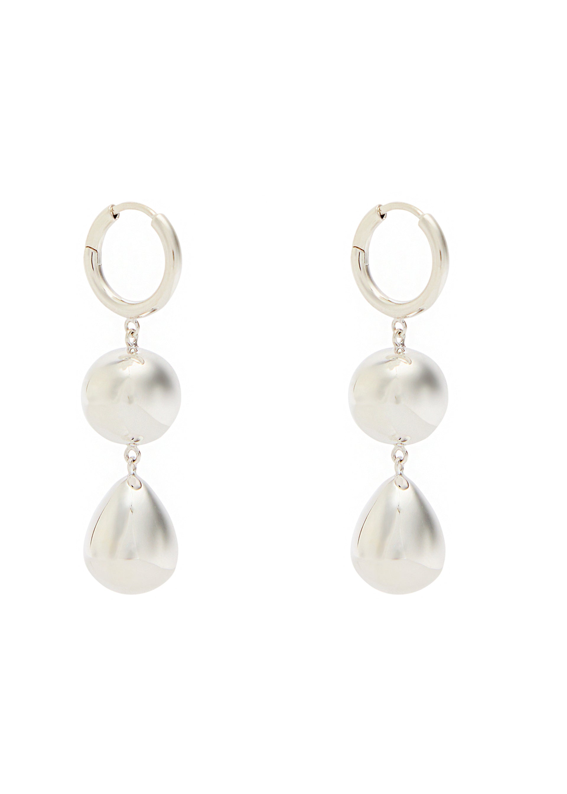 The Catherine sterling silver hoop earrings