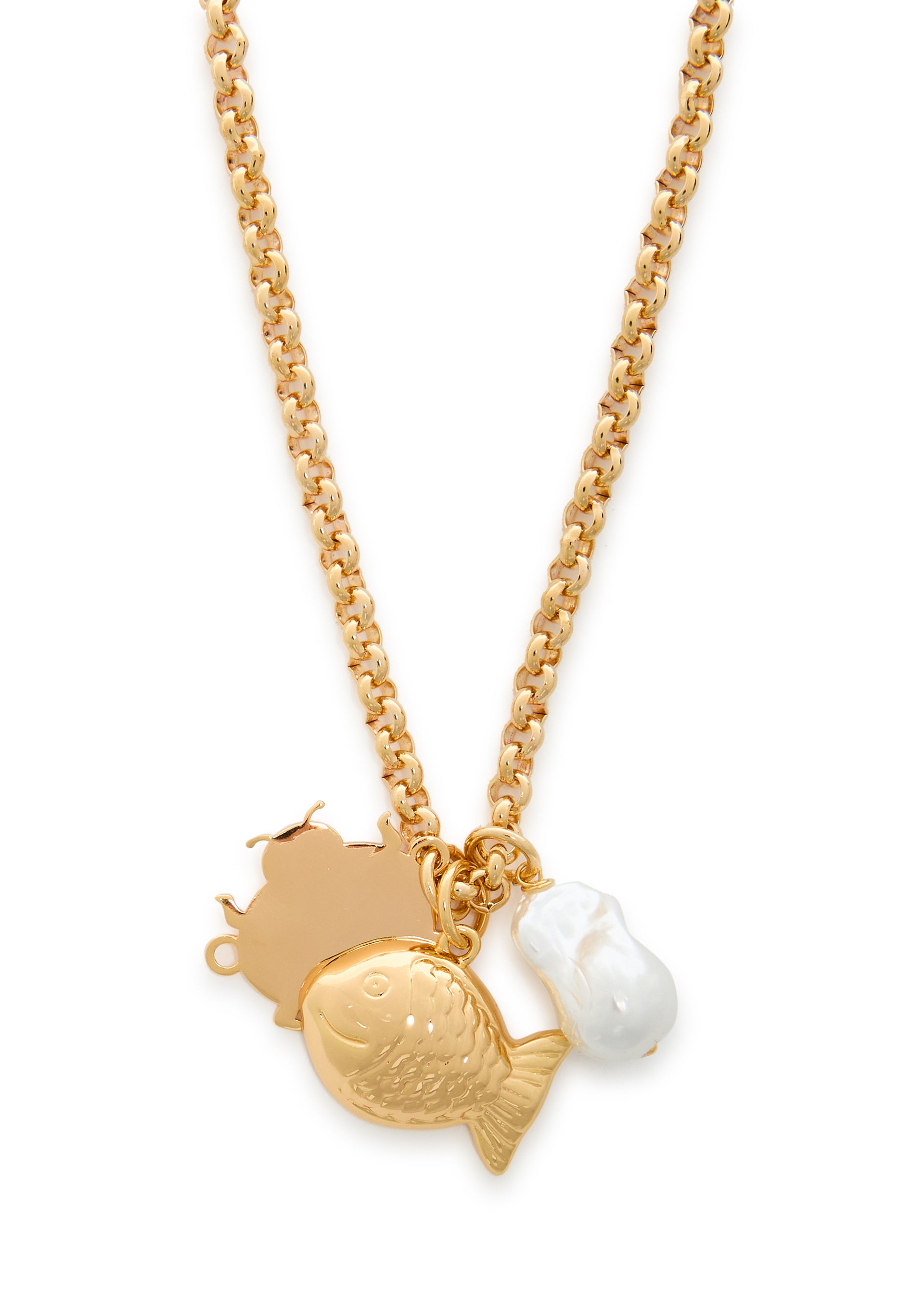 24kt gold-plated necklace