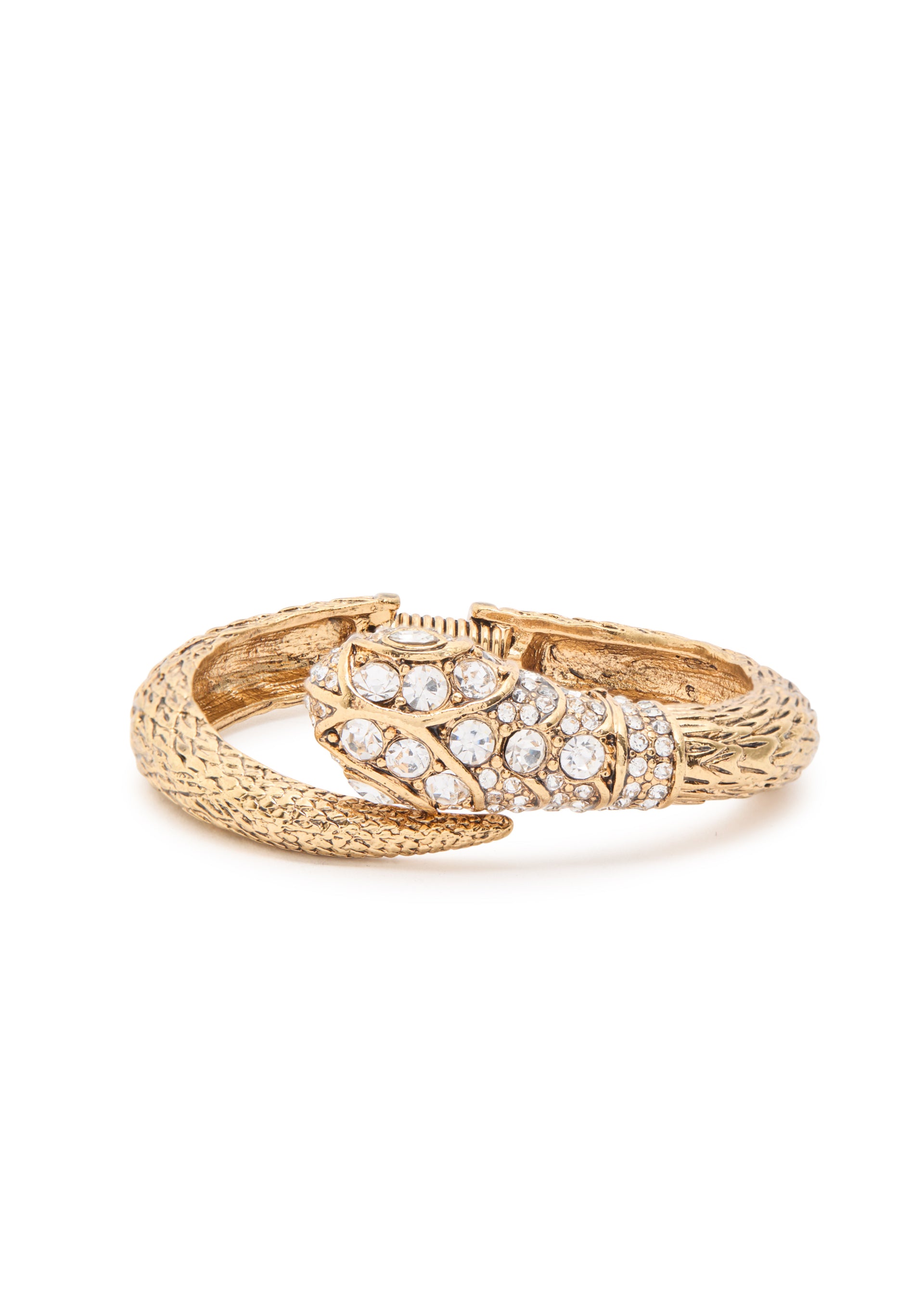 Snake 22kt gold-plated bracelet