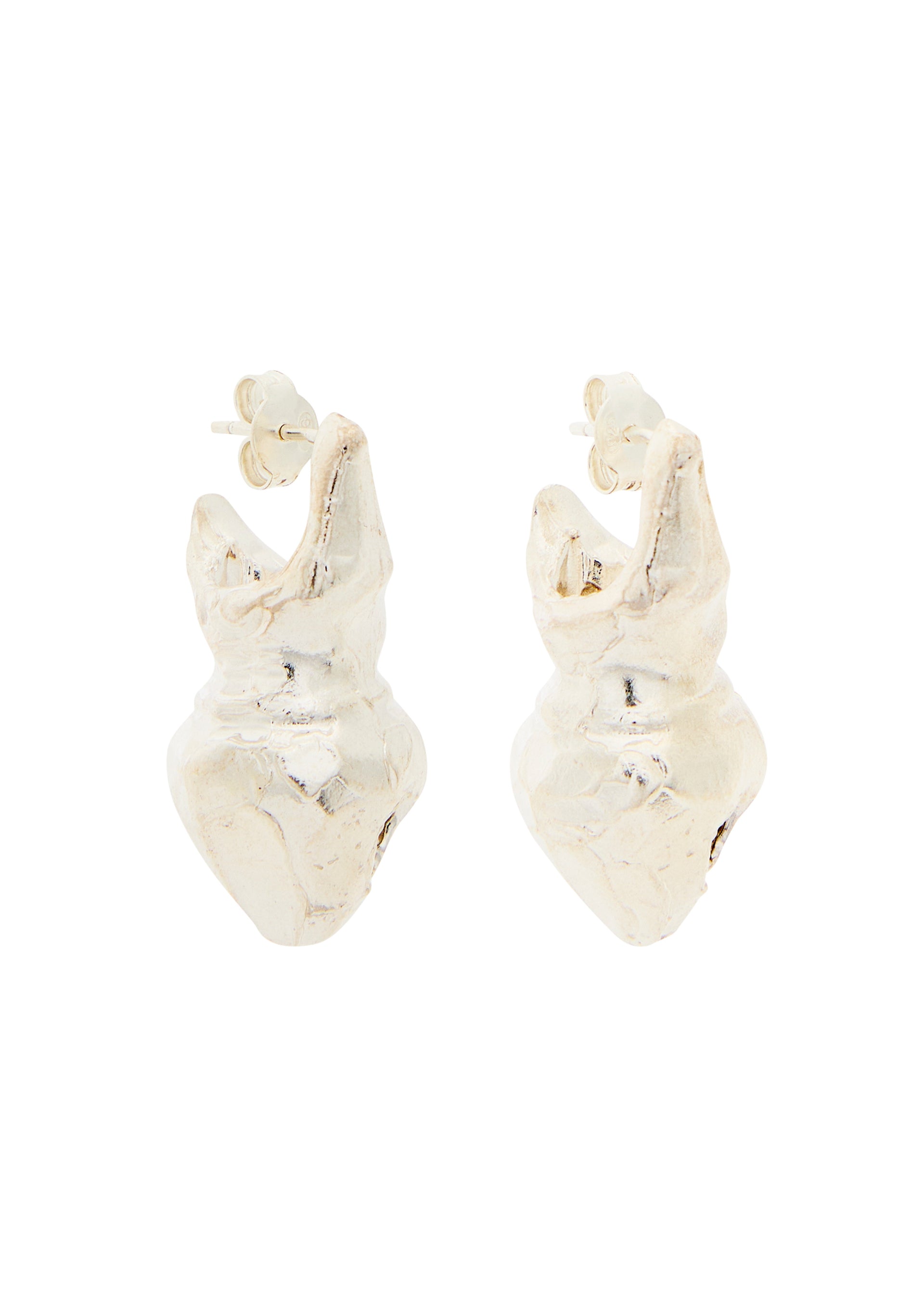 The Vessel of Offerings sterling silver drop earrings