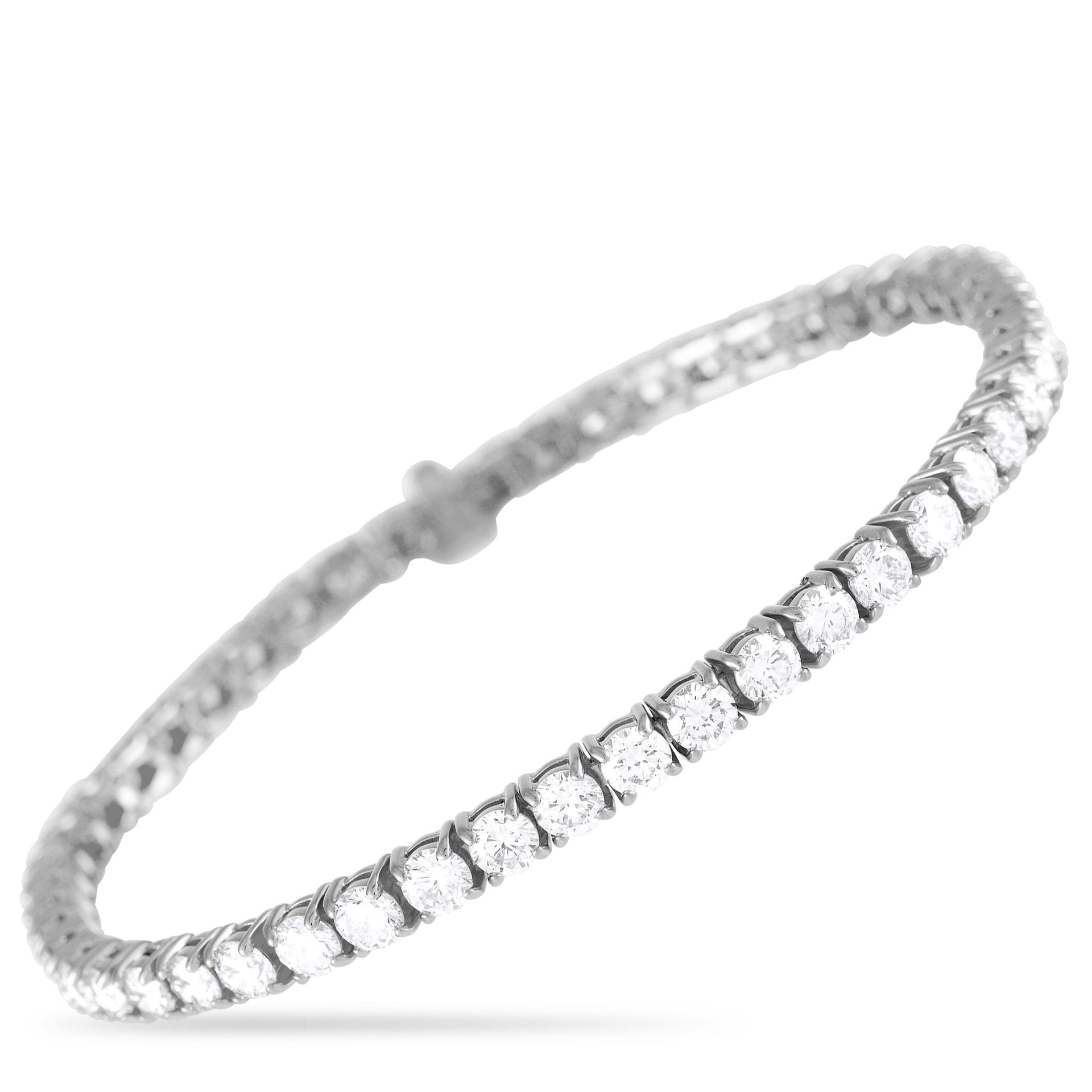 LB Exclusive 14K White Gold 8.03ct Diamond Tennis Bracelet MF12-122624 MF20-122624