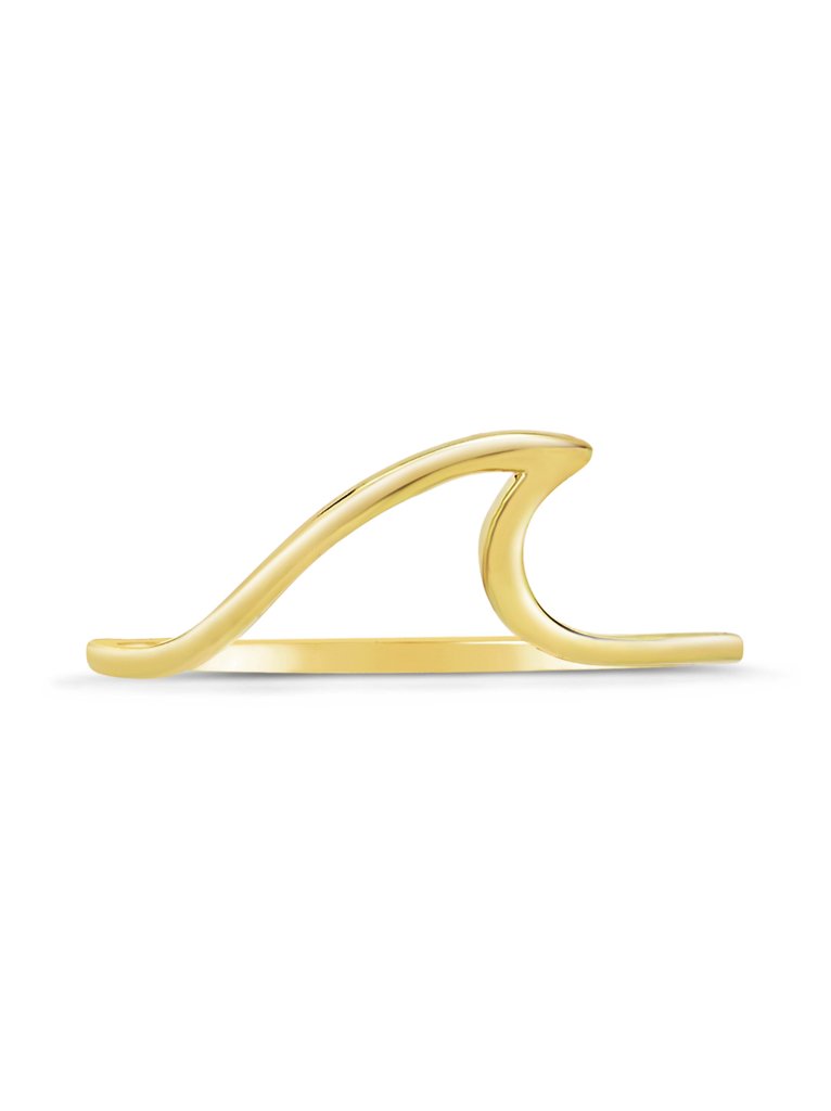 Sterling Silver Wave Ring