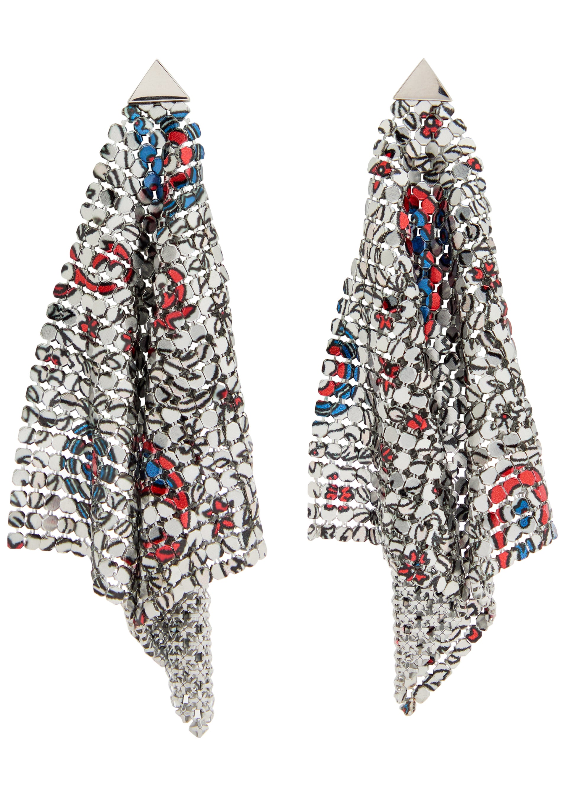 Chainmail drop earrings