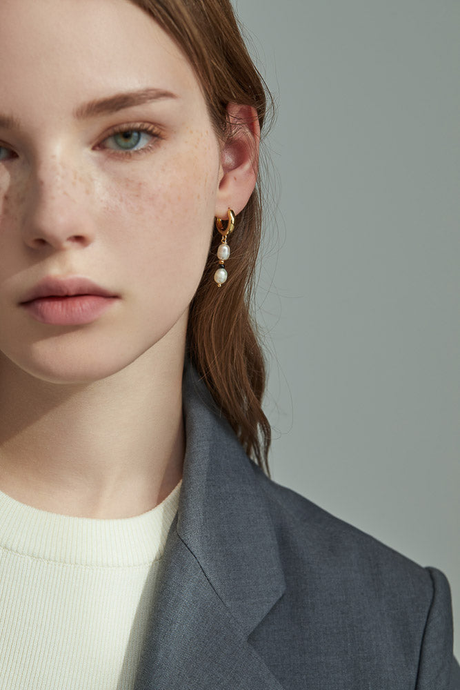 Makoto Freshwater Pearl Earrings