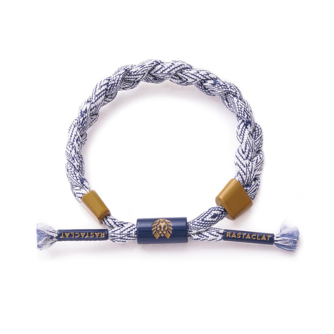 Rastaclat Original Hand Braided Whitestone Adjustable Bracelet