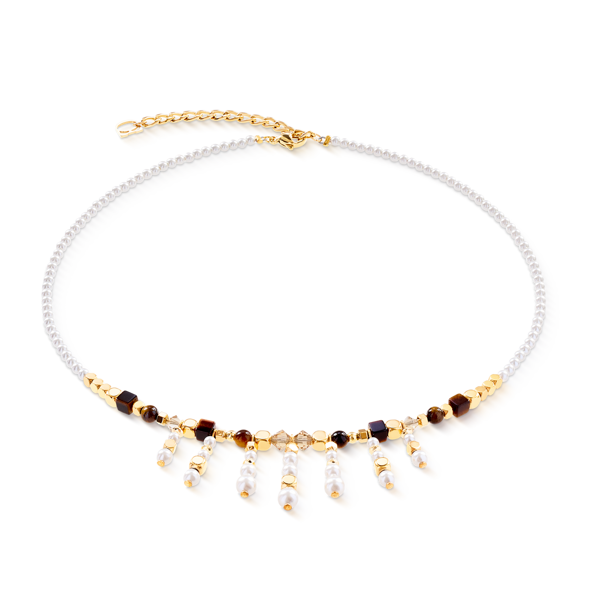 Necklace Princess Sunray gold-brown