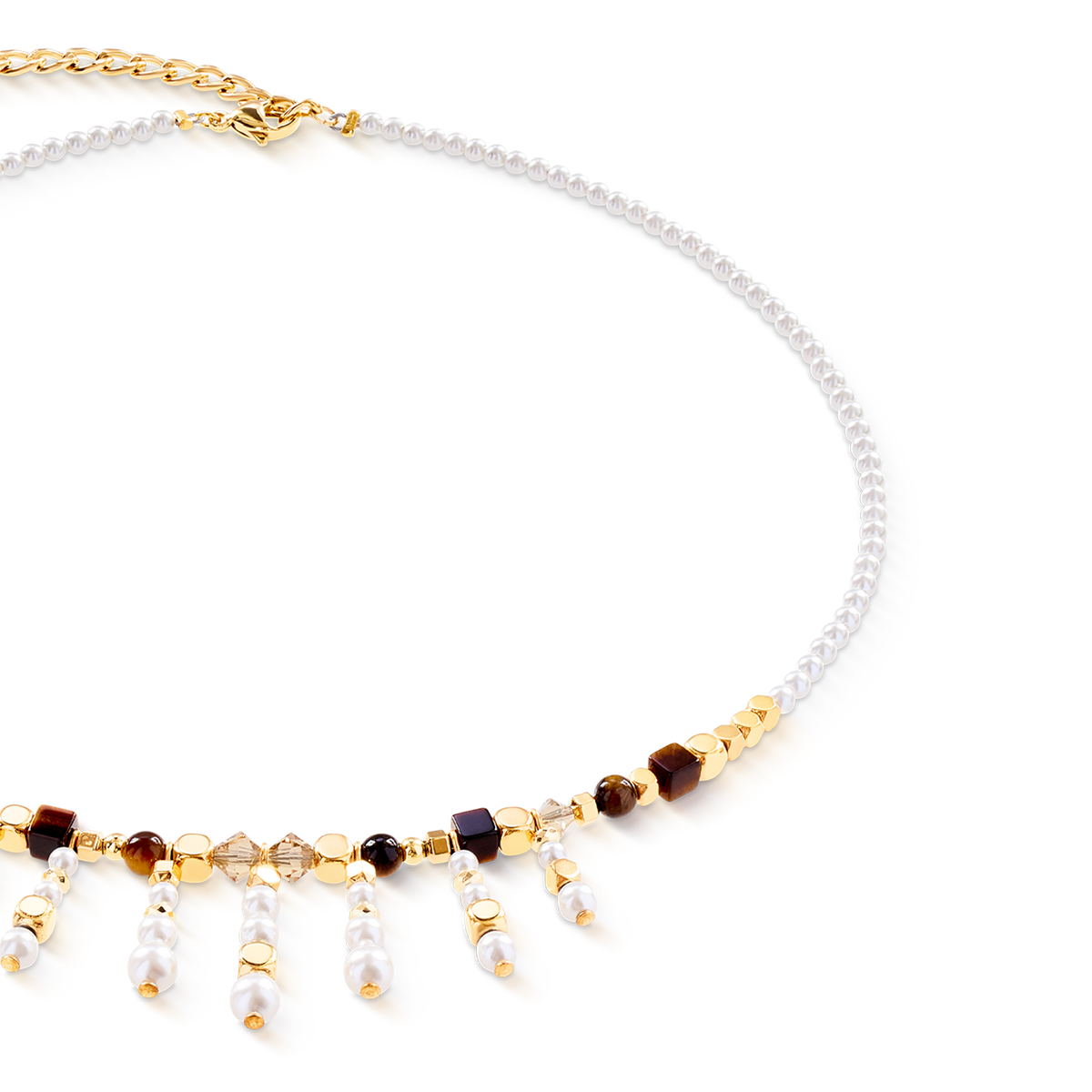 Necklace Princess Sunray gold-brown