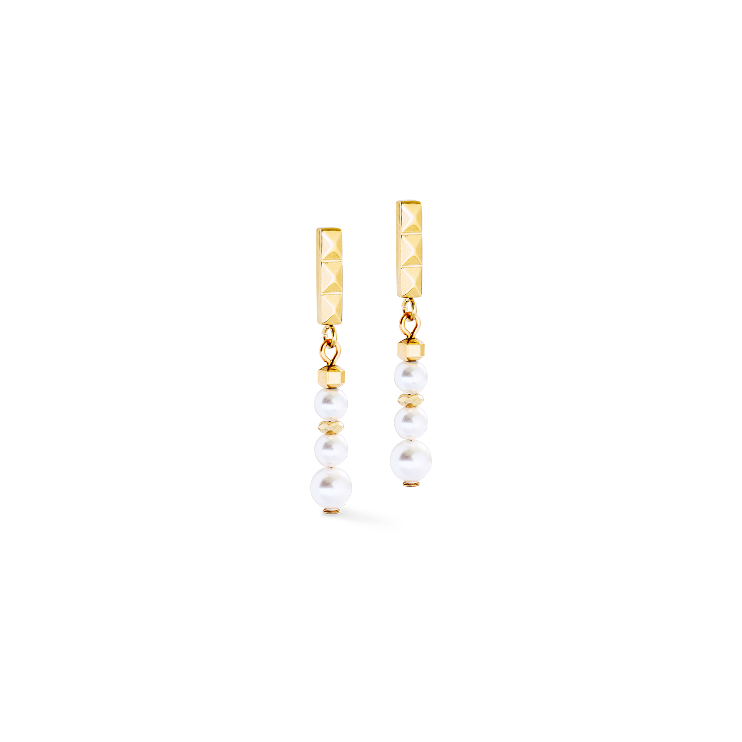 Earrings Princess Sunray gold-brown