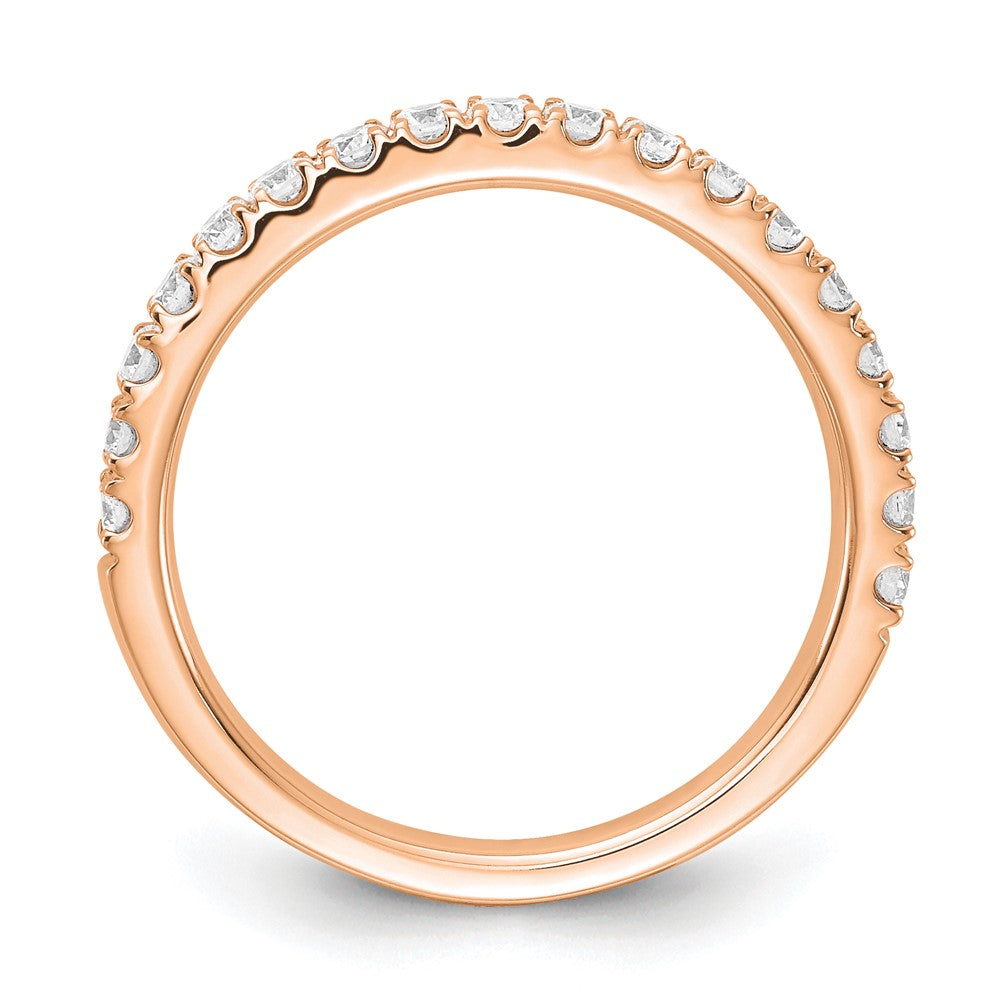 14k Gold Lab Grown Diamond Wedding Band Ring 1/2ct Clarity- VS Color- D-E