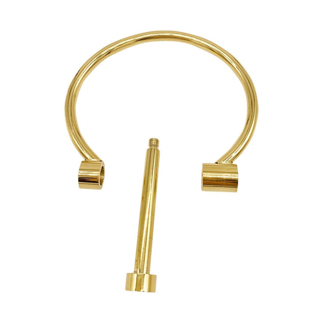 Adornia Screw Cuff gold