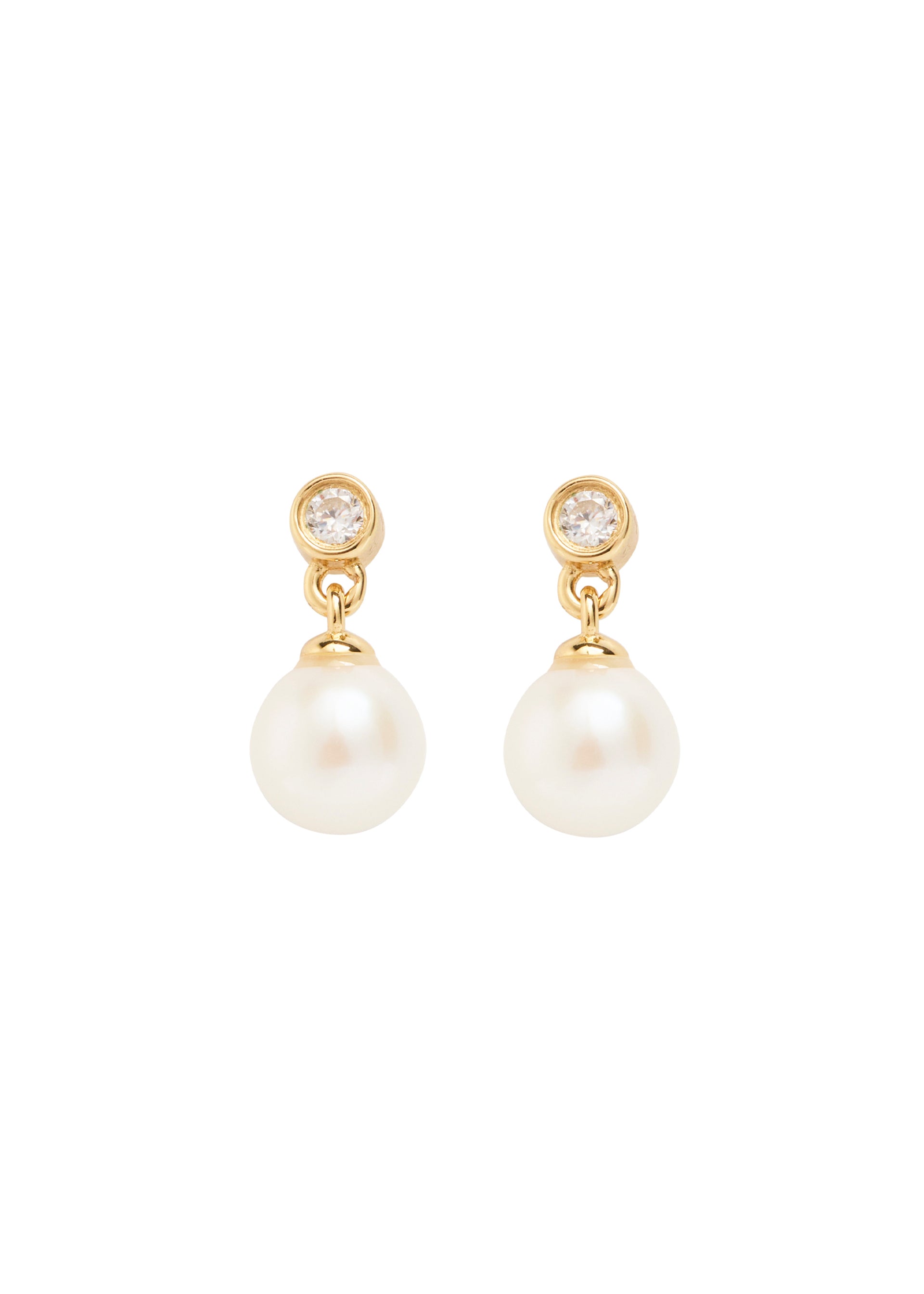 Odile Mini 18kt gold-plated drop earrings