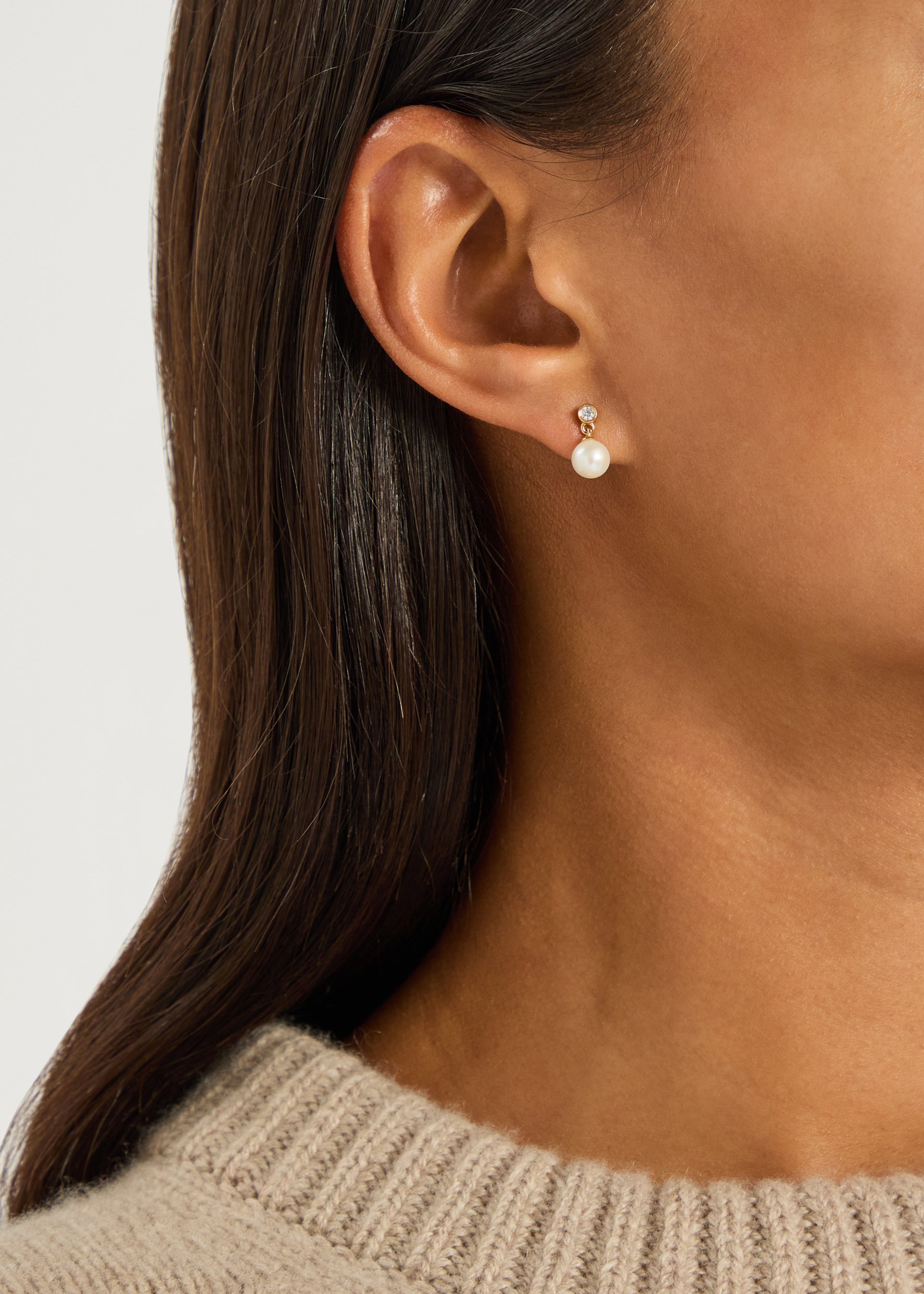 Odile Mini 18kt gold-plated drop earrings