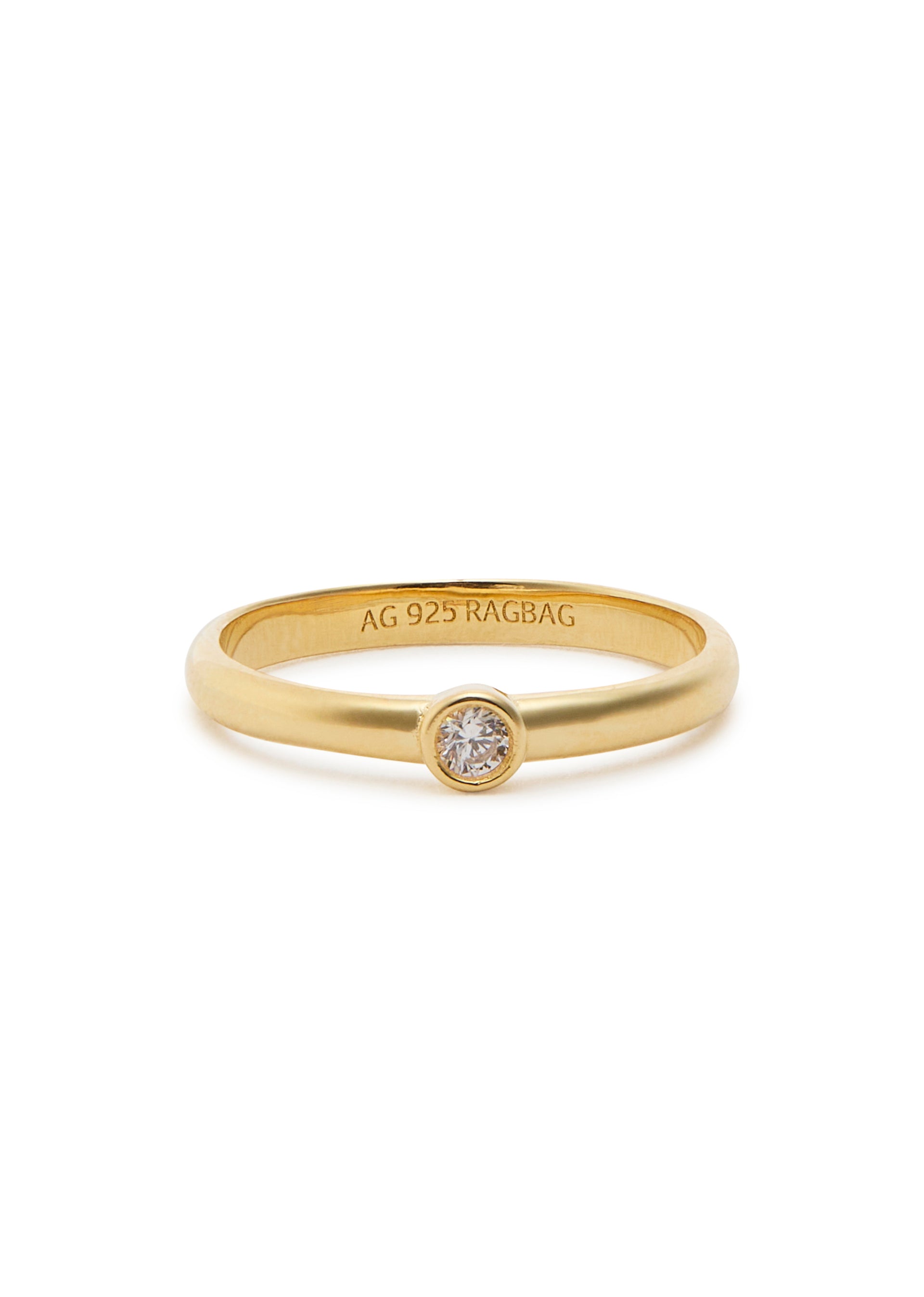 Odile Mini 18kt gold-plated ring
