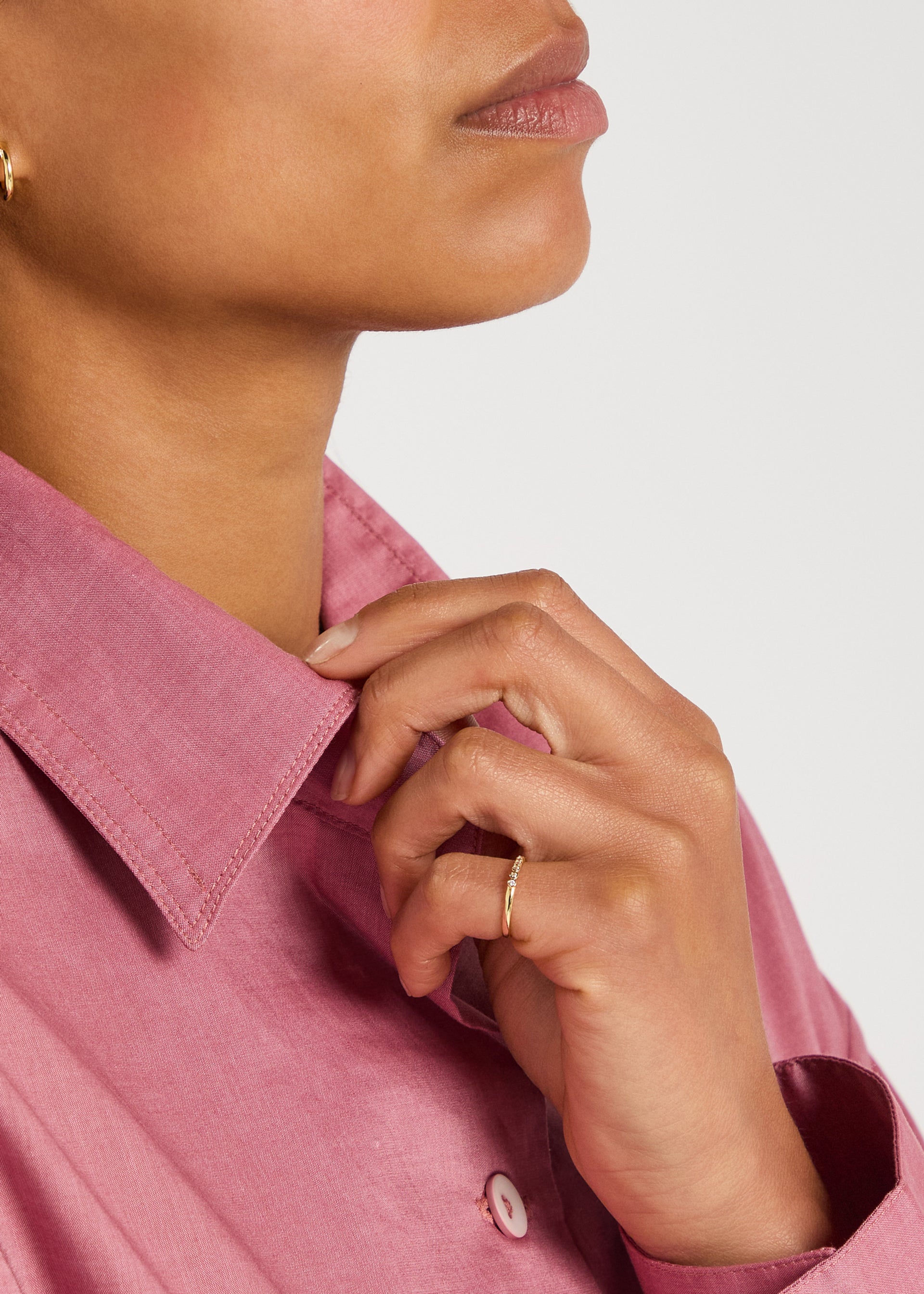 Odile Mini 18kt gold-plated ring