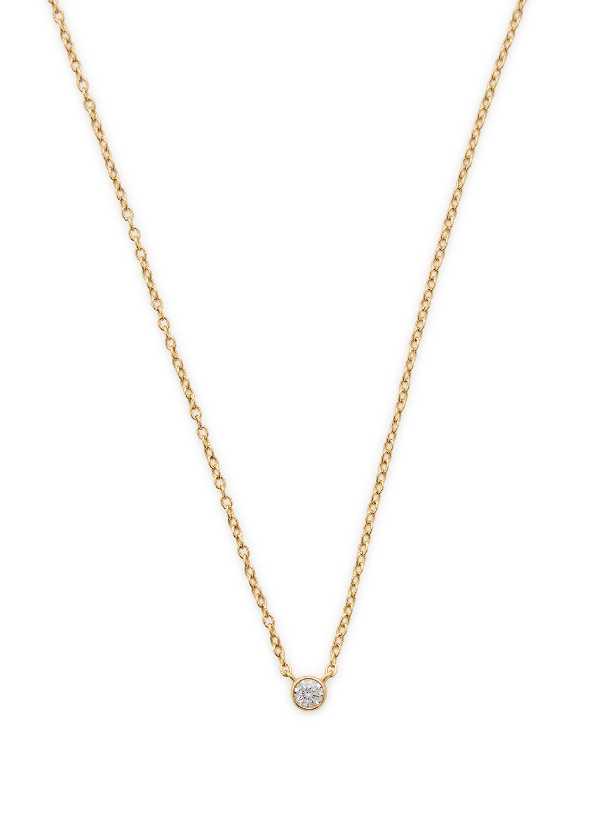 Oda Floating 18kt gold-plated necklace