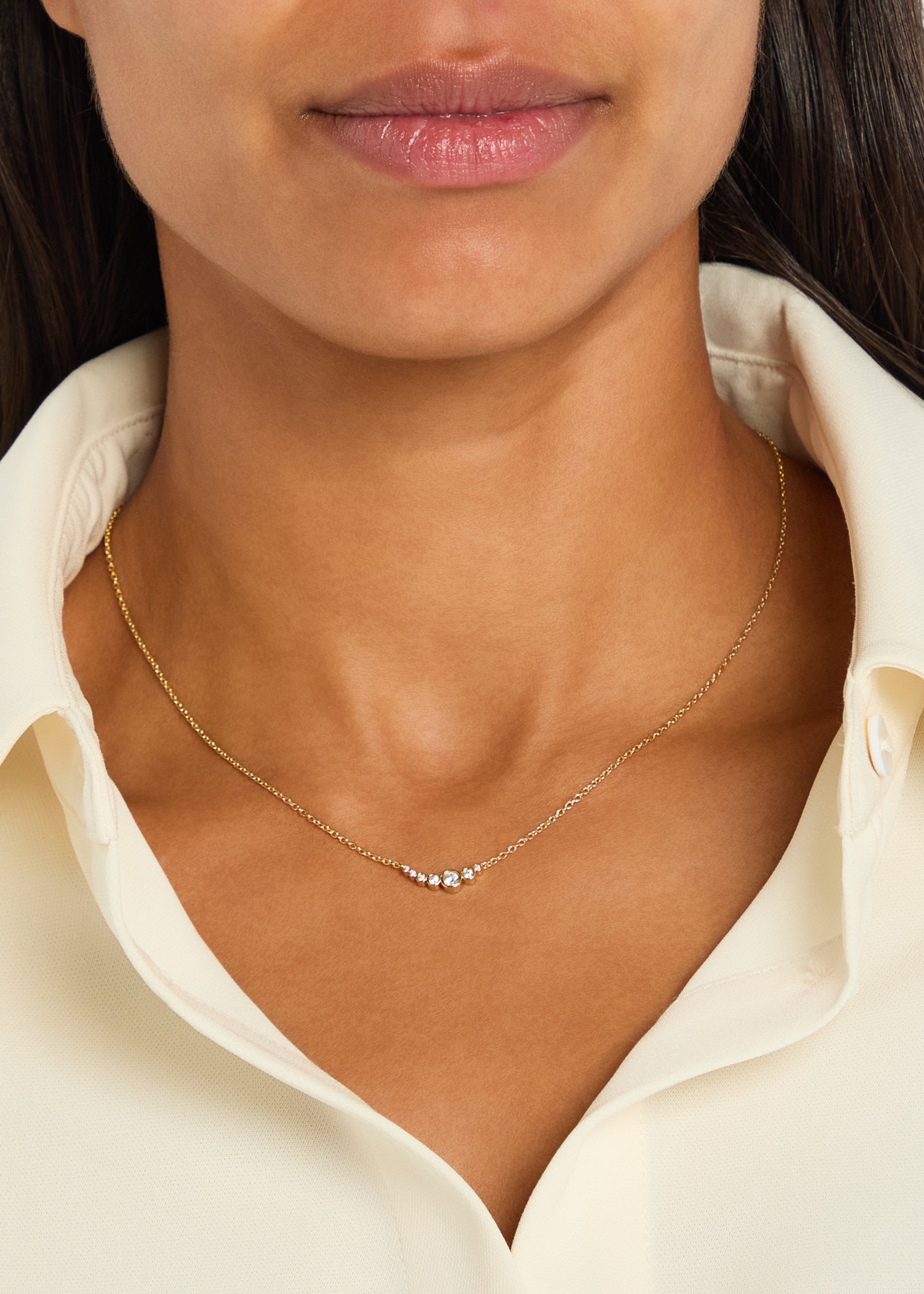 Ottilia 18kt gold-plated necklace