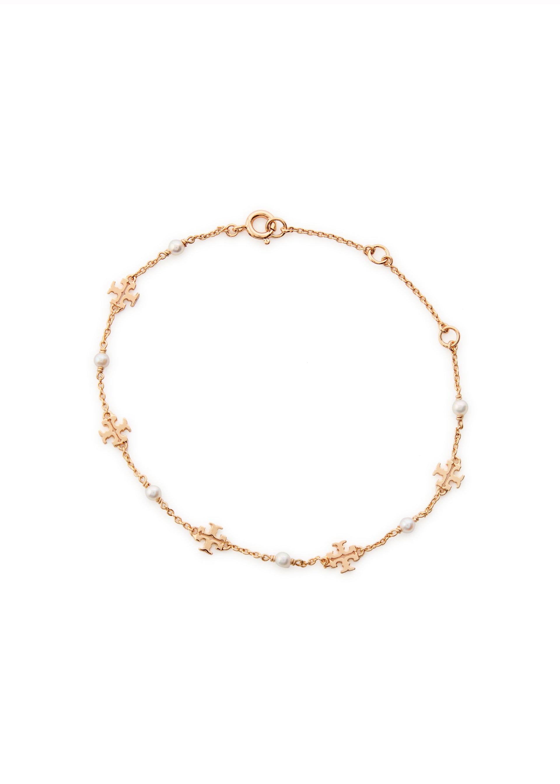 Kira pearl-embellished 18kt gold-plated bracelet
