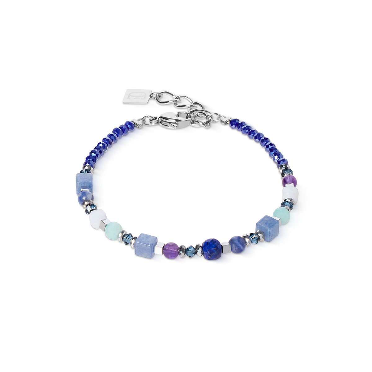 Bracelet Shape Mix Spikes Blue Moon