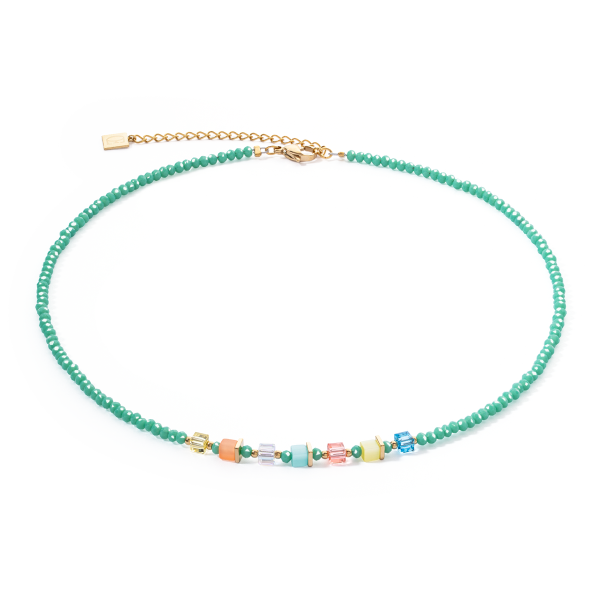 Joyful Colours necklace green-multicolor