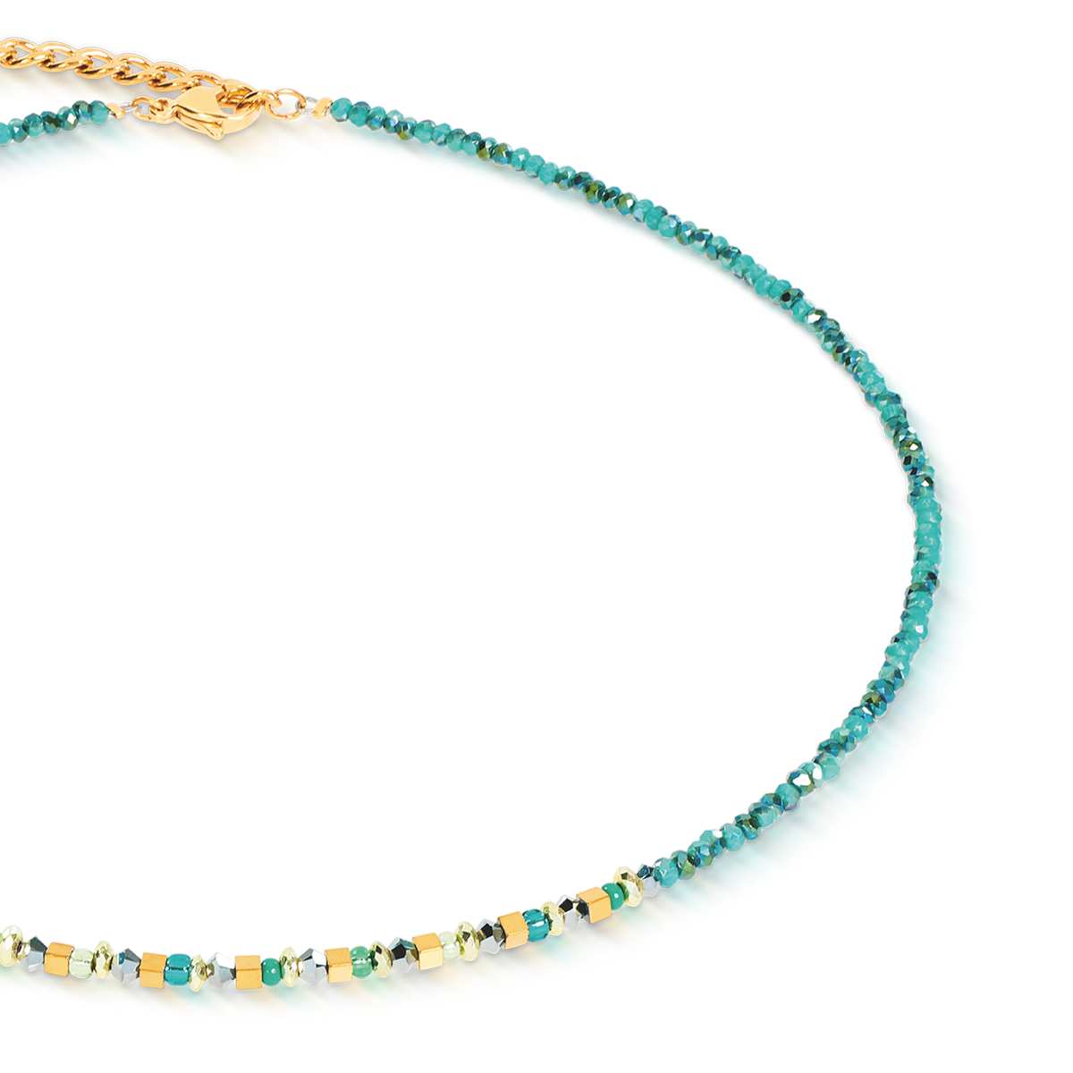 Necklace Golden Whisper green-gold