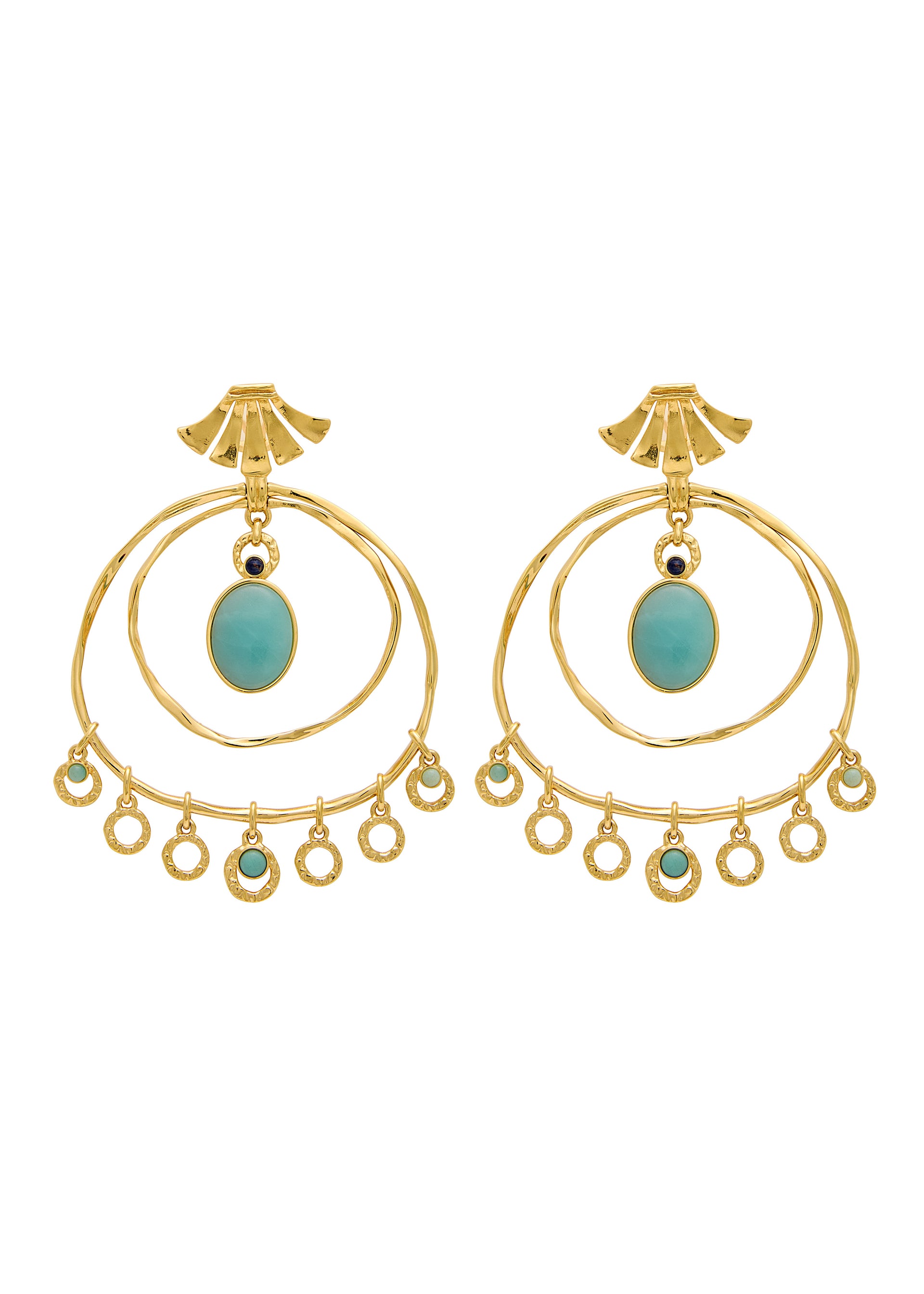 The Chloé Sunflower drop earrings