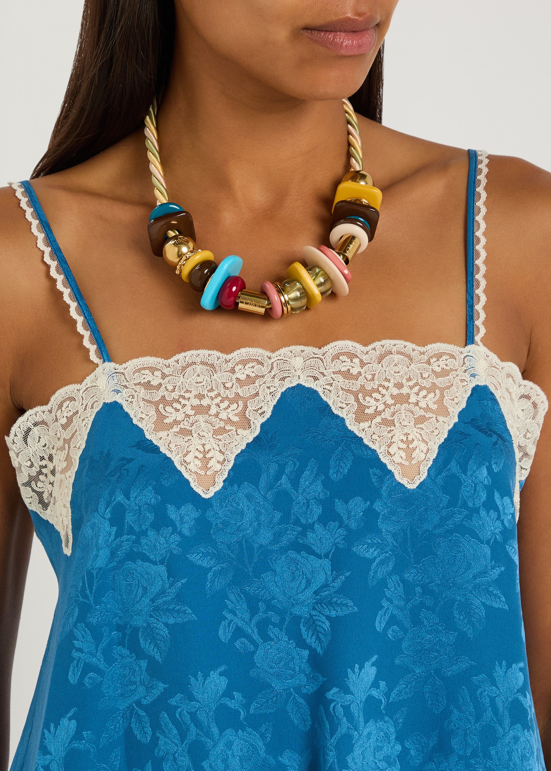 The Chloé Plage woven necklace