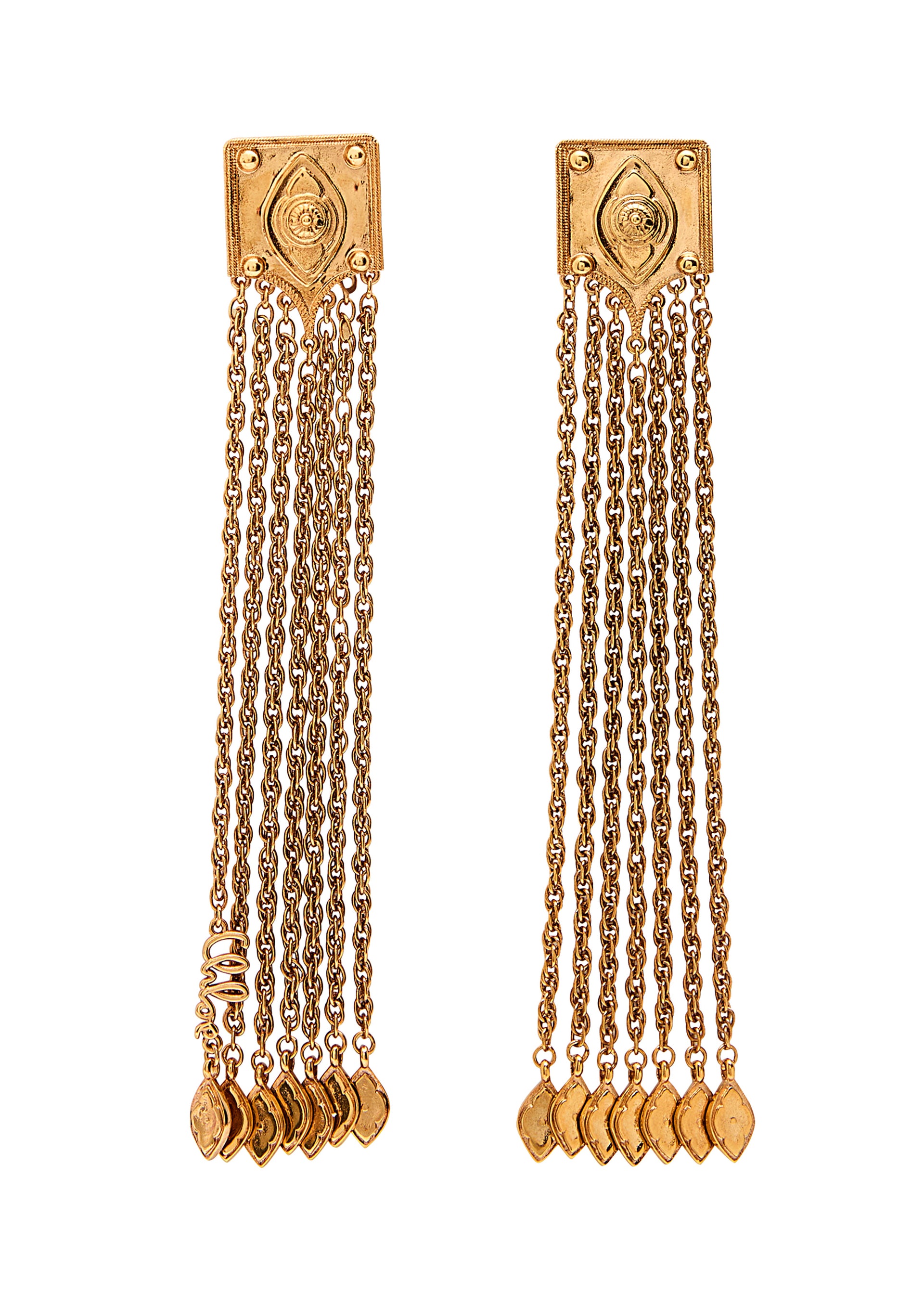 The Chloé Amulet drop earrings