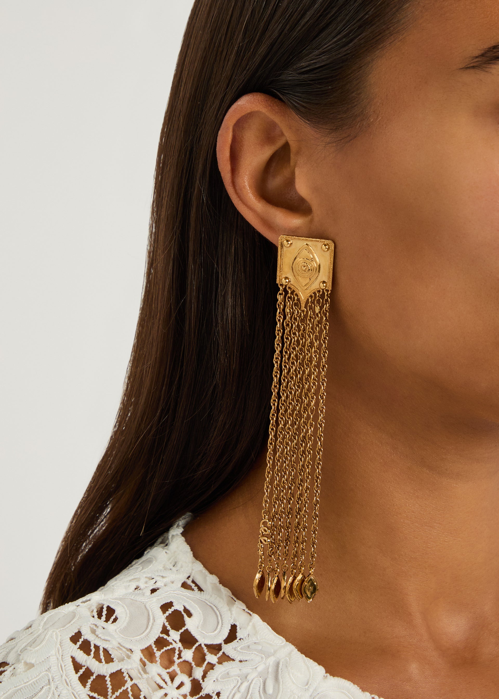 The Chloé Amulet drop earrings