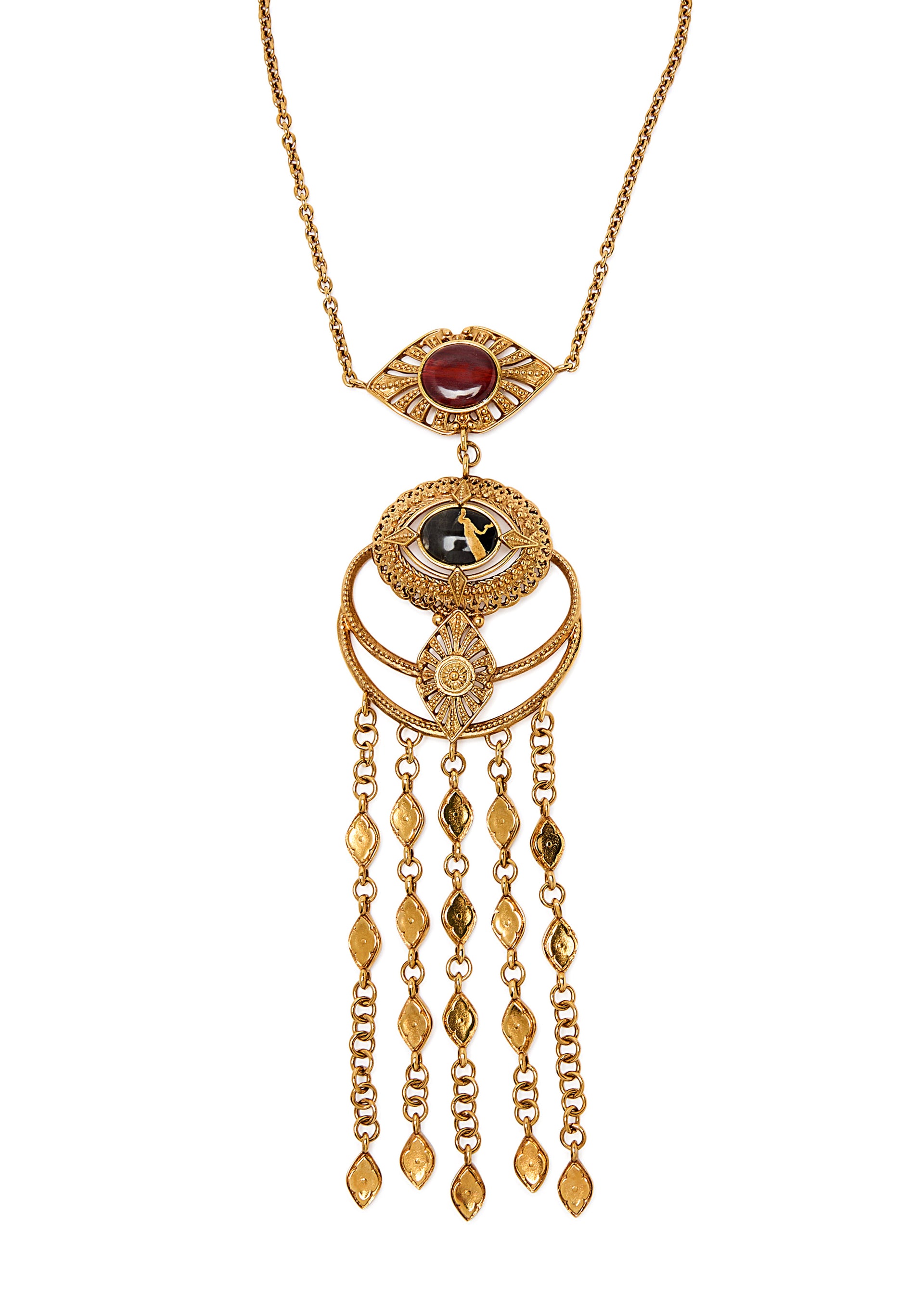The Chloé Amulet embellished necklace