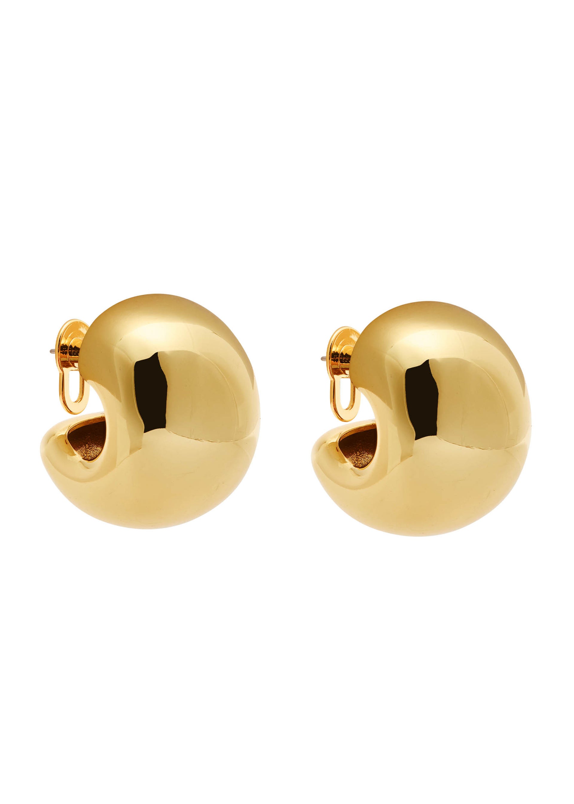 Gemma 14kt gold-plated hoop earrings