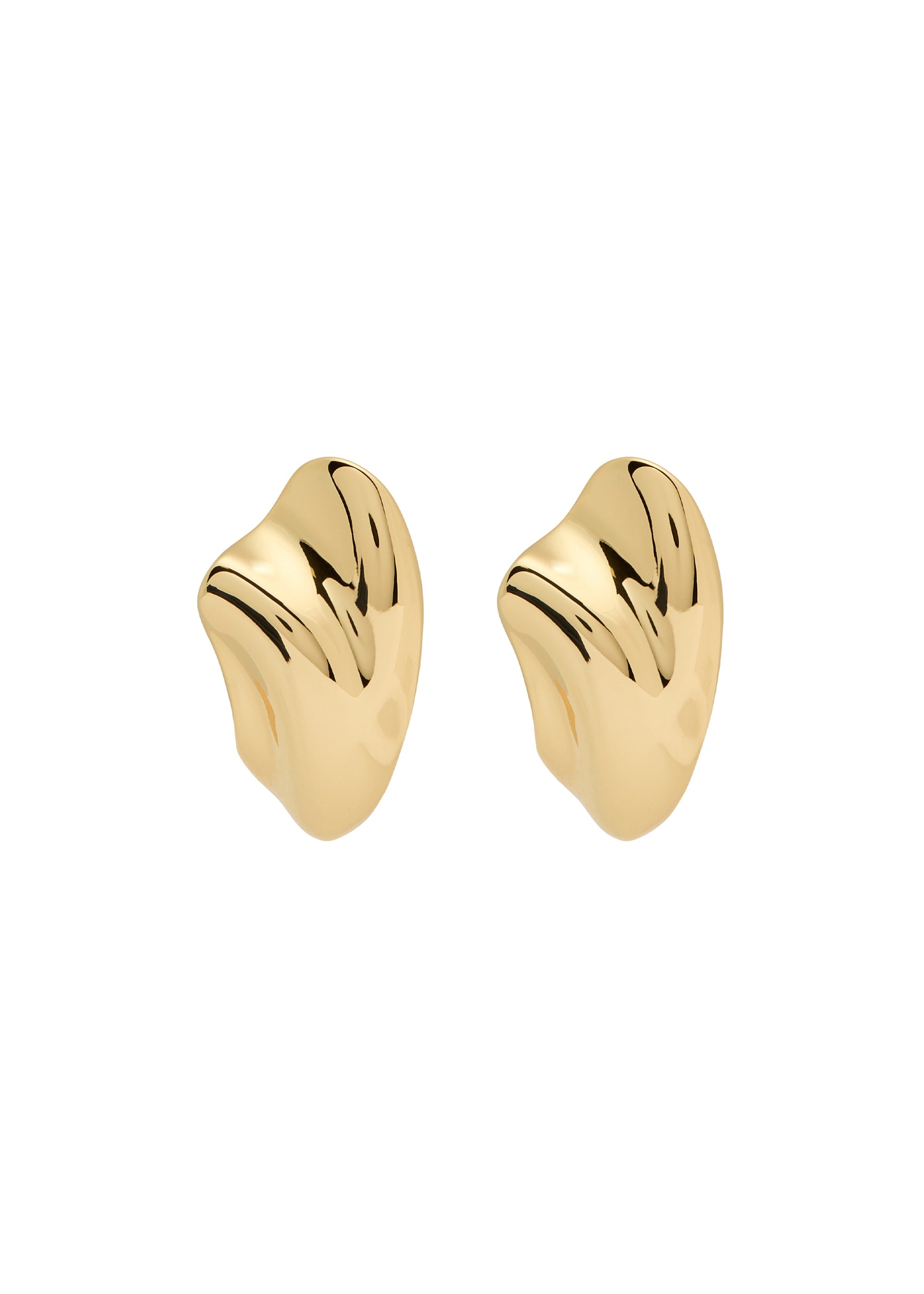 Portia 14kt gold-plated drop earrings