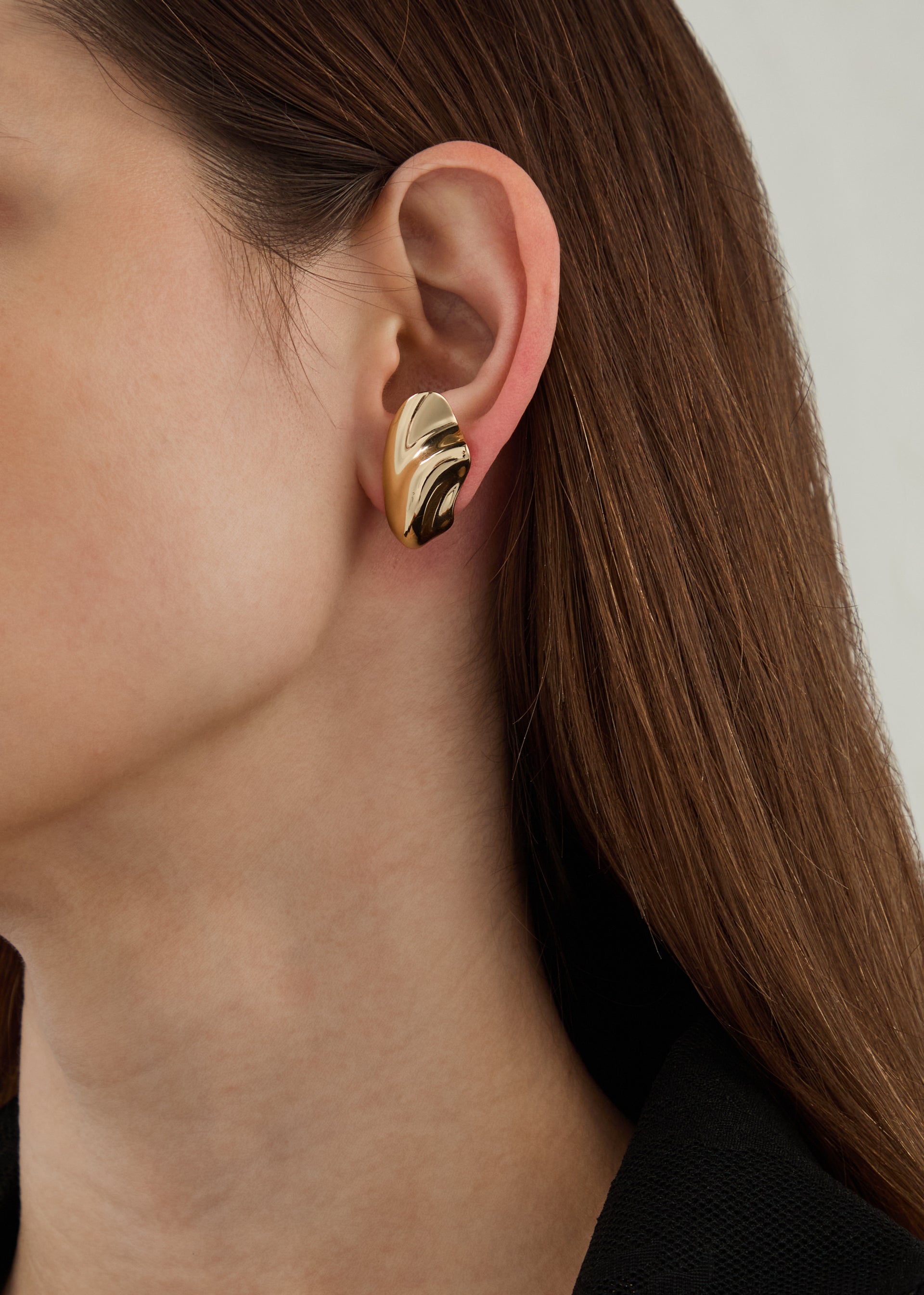 Portia 14kt gold-plated drop earrings