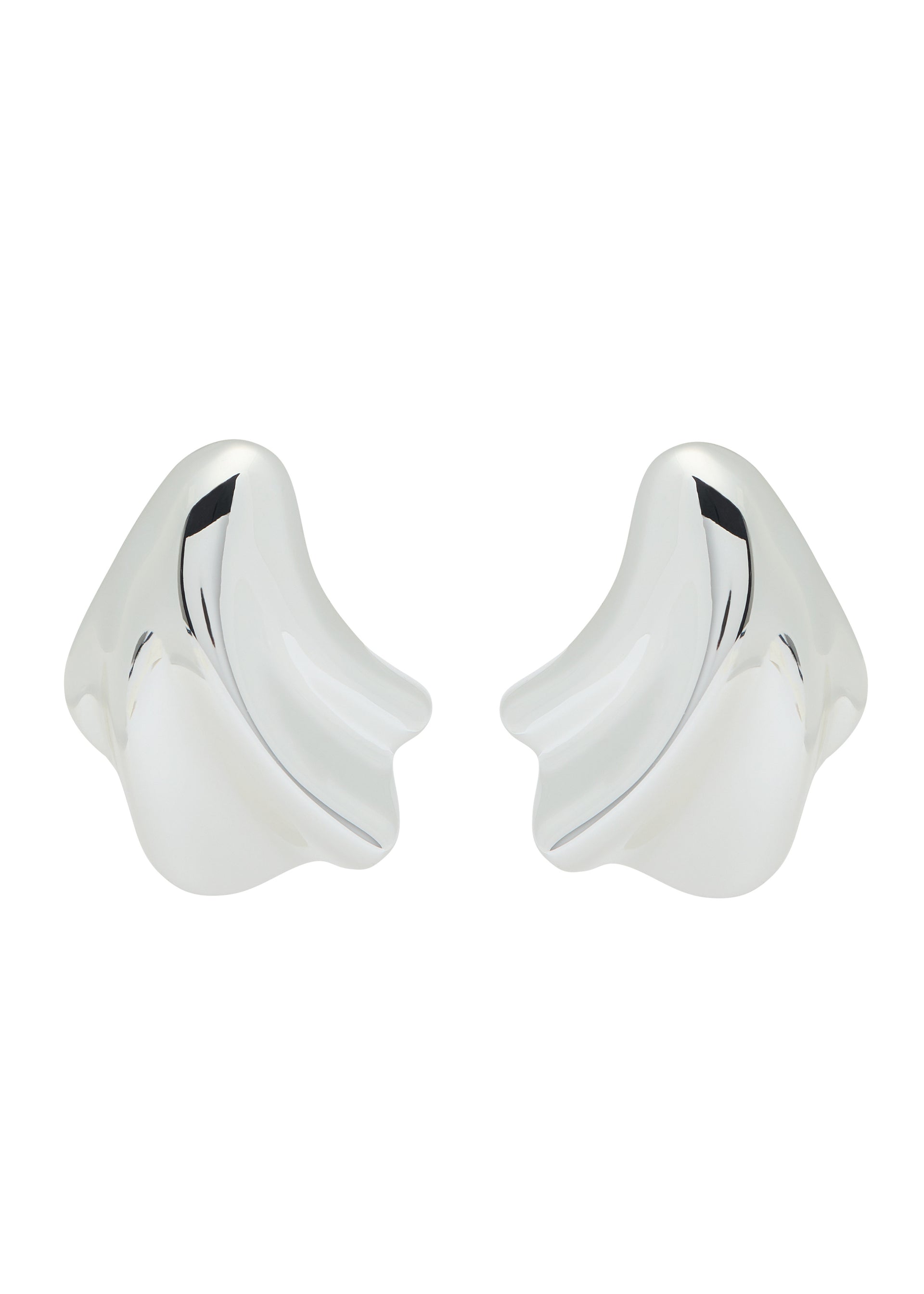 Lydia silver-plated drop earrings