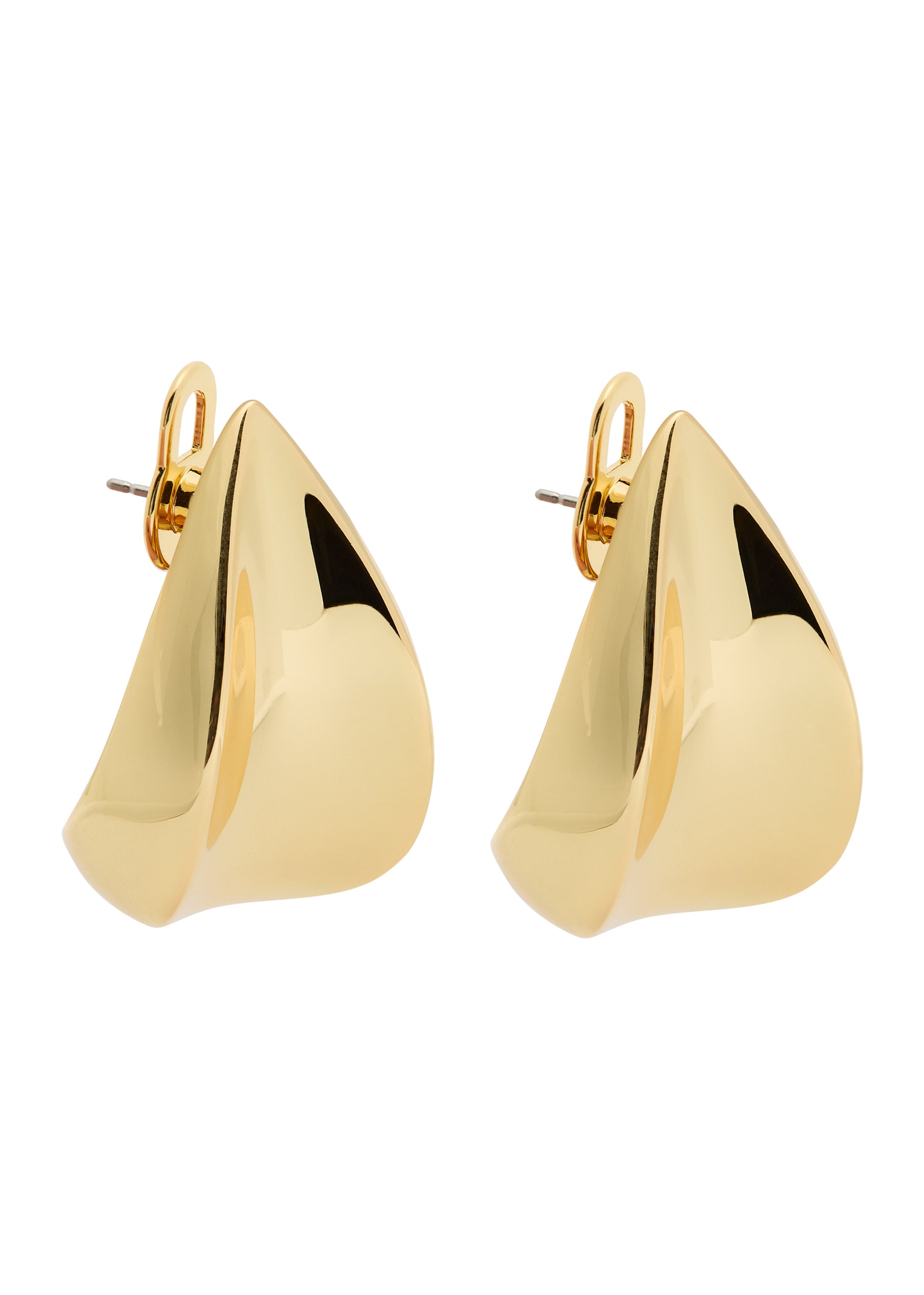 Margaux 14kt gold-plated drop earrings