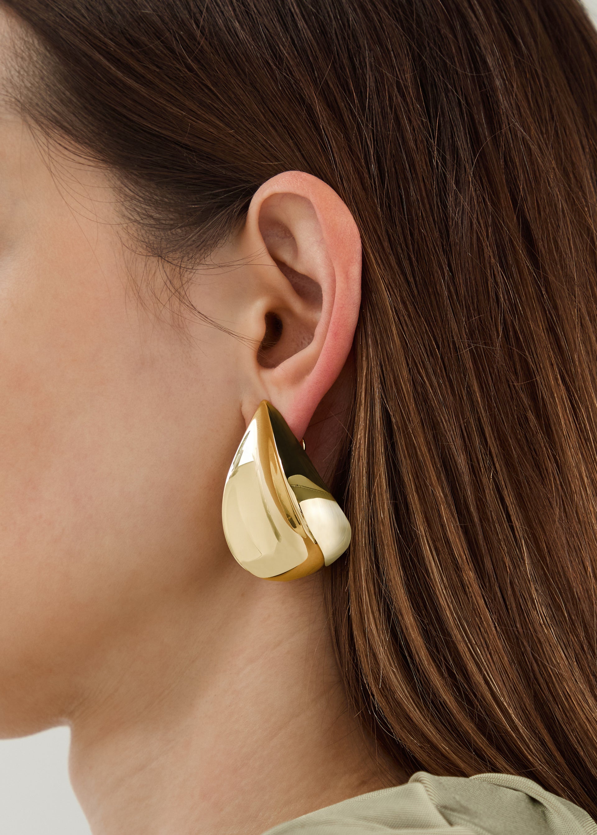 Margaux 14kt gold-plated drop earrings