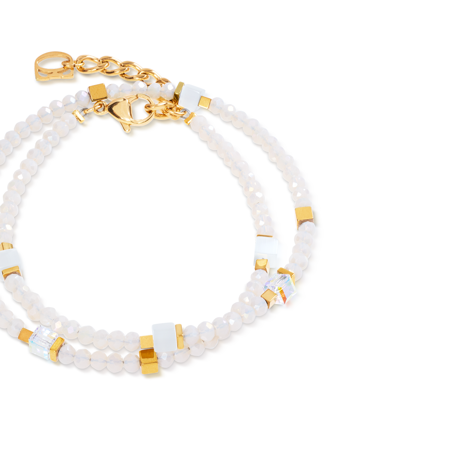 Joyful Colours Flex Bracelet gold-white