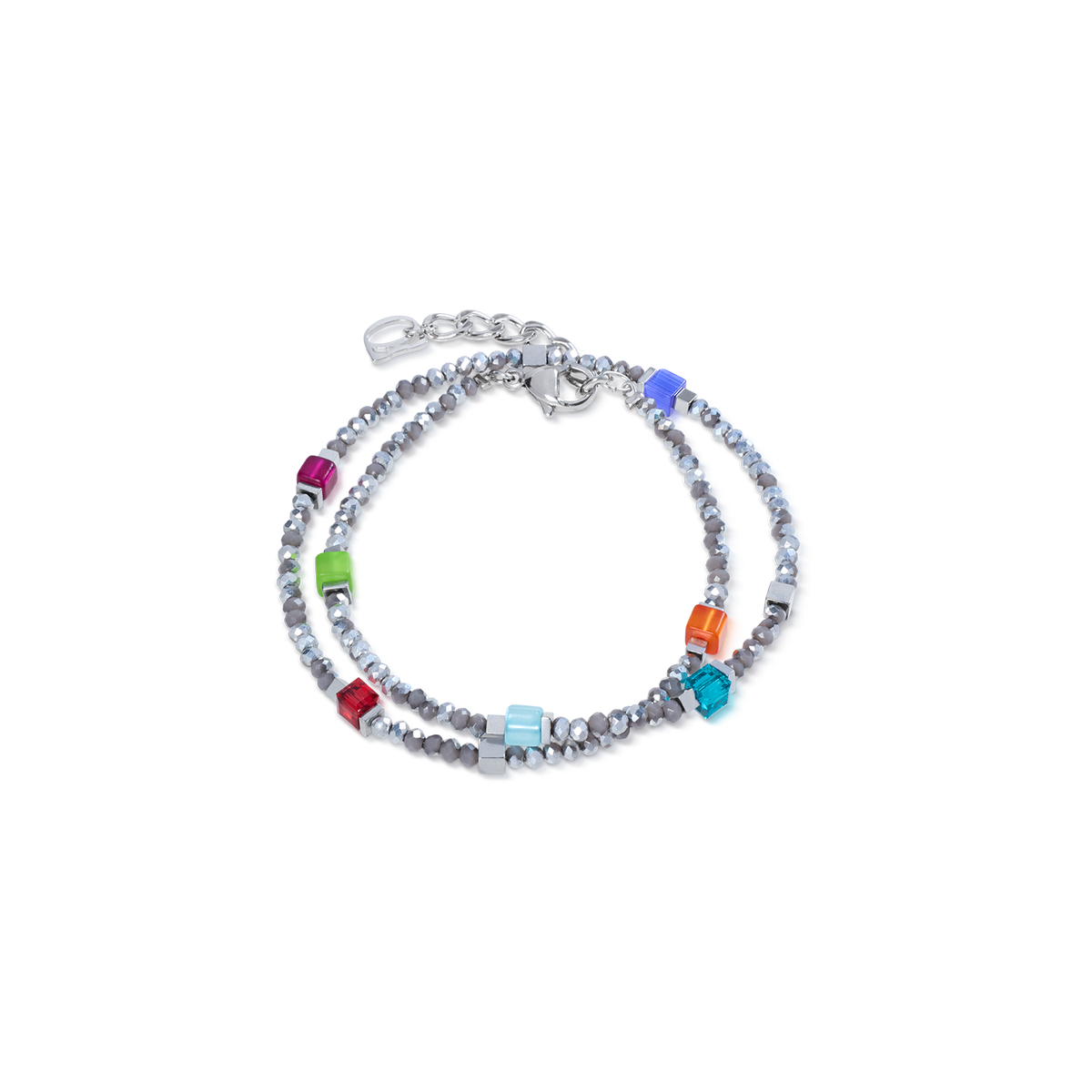 Joyful Colours Flex Bracelet silver-multicolour