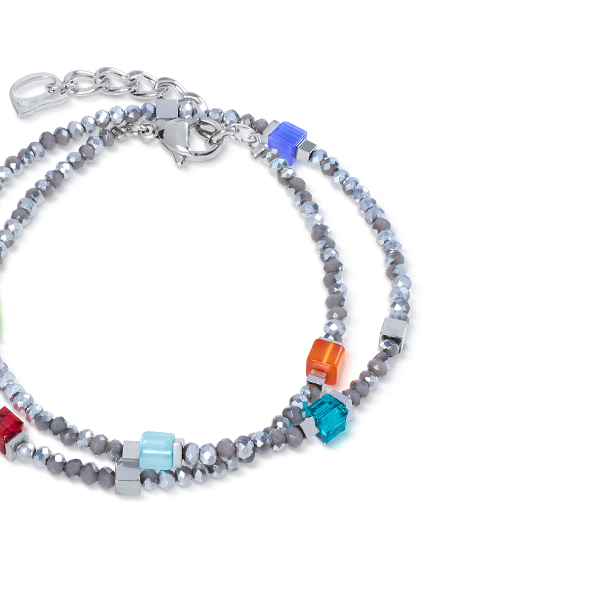 Joyful Colours Flex Bracelet silver-multicolour