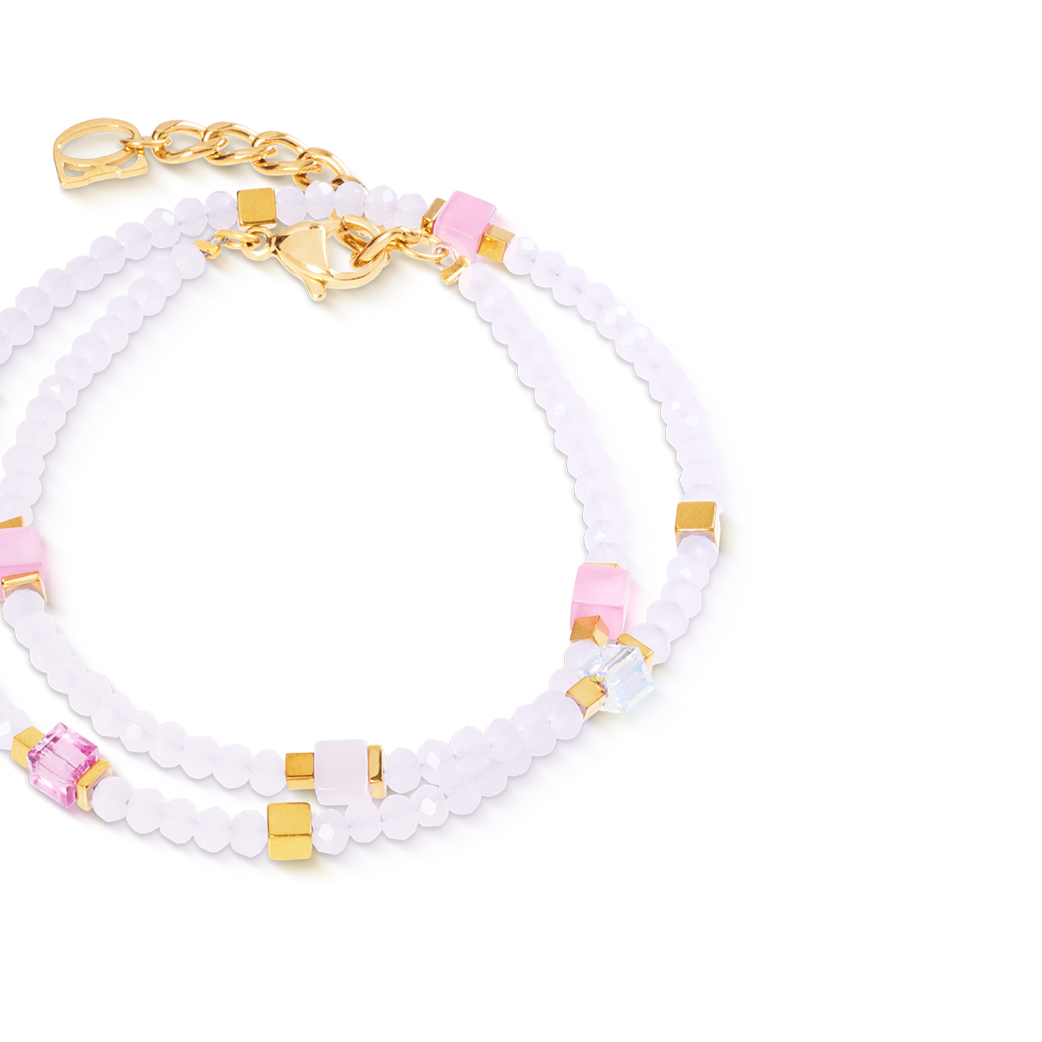 Joyful Colours Flex Bracelet gold-pink
