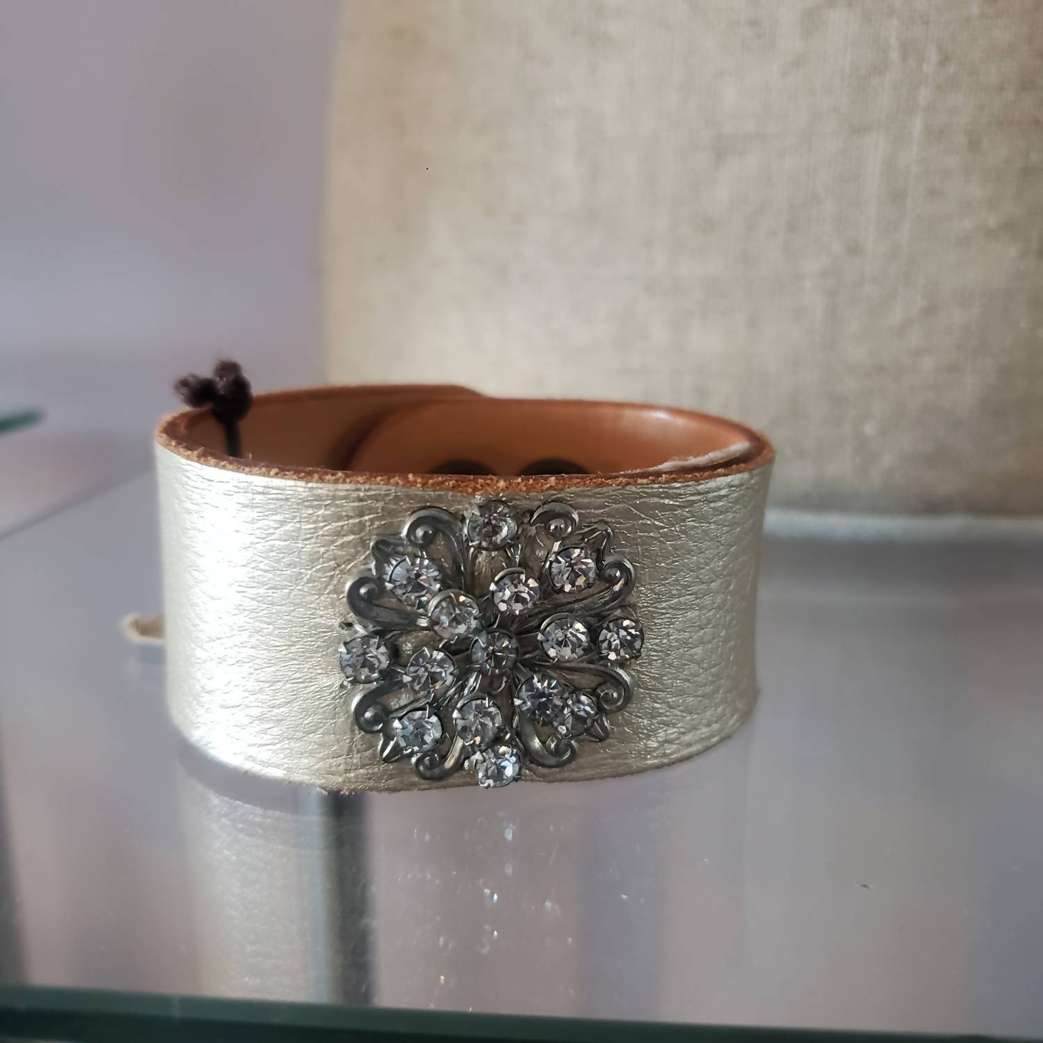 Bling Cuff In Silver