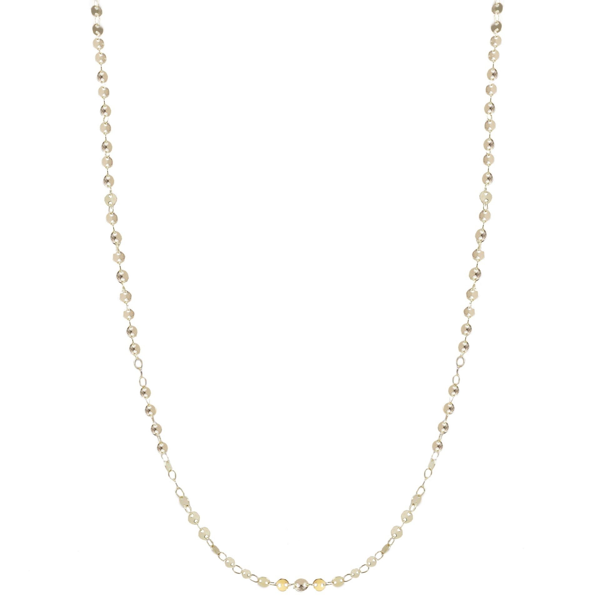 Eleonora Disk Delicate Long Necklace