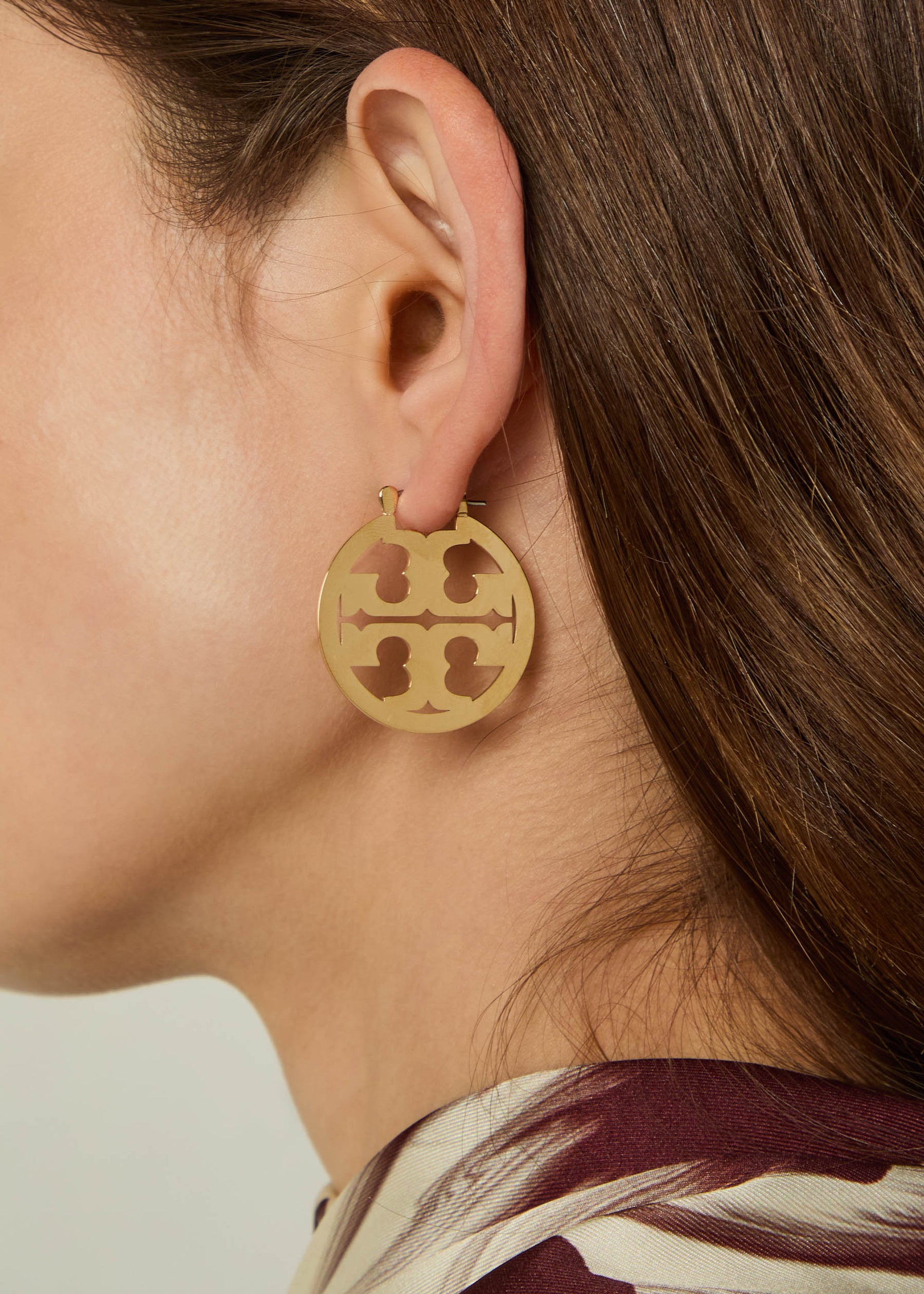 Miller small 18kt gold-plated hoop earrings