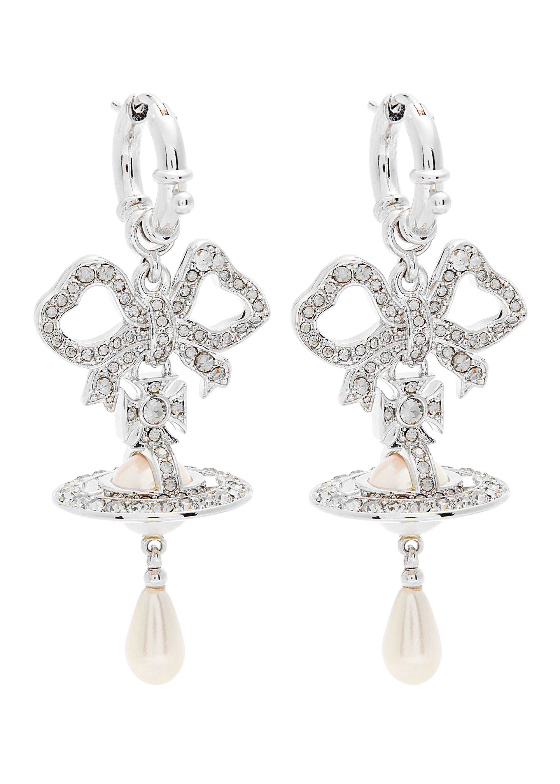 Rigoberta pavé drop earrings